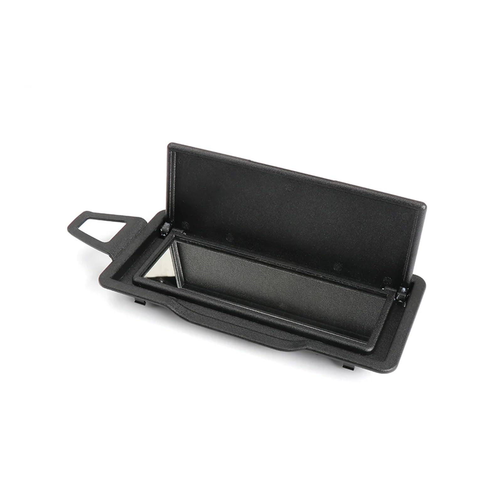 DEMULAX Auto-Innenraum-Sonnenschutz, Visier, Make-up-Kosmetikspiegel-Abdeckung, for Mercedes-Benz, ML GL R-Klasse W251 W164, Autozubehör Kfz-Sonnenblendenspiegel(Model A Left Black) von DEMULAX