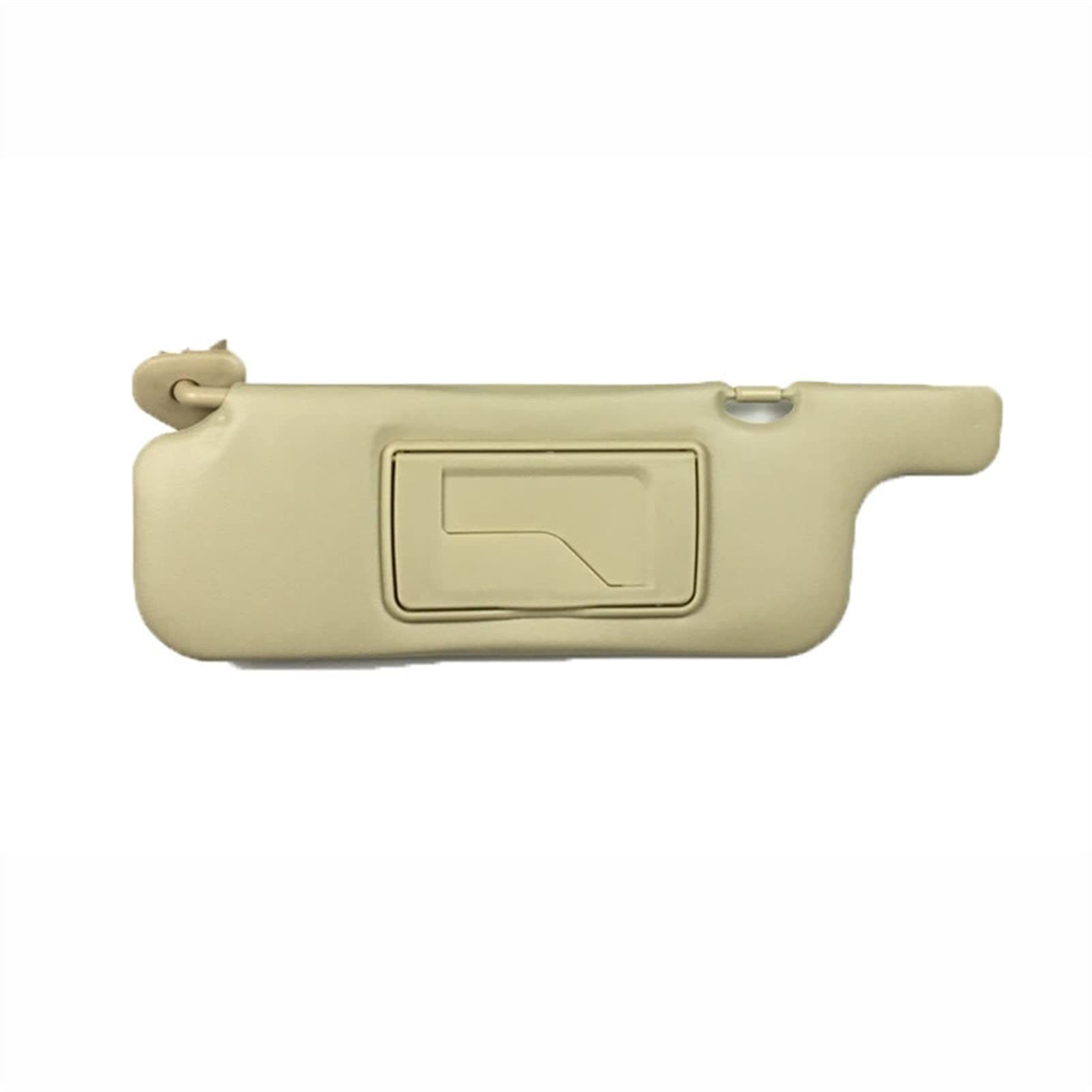 DEMULAX Auto-Innensonnenblende, Sonnenschutz, Frontscheibe, Sonnenblende, blendfreier Sonnenschutz mit Spiegel-Set, for Toyota, for Corolla 2003–2012, Beige Sonnenblende für den Autoinnenraum(Left) von DEMULAX