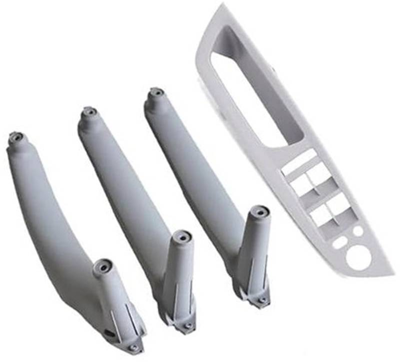 DEMULAX Auto-Innentürgriff, for, E70 E71 E72 X5 X6 2006–2014 Panel Pull Trim Cover 51416969402 Innentürgriffe Fahrzeug-Innentürgriff(Gray-4pcs) von DEMULAX