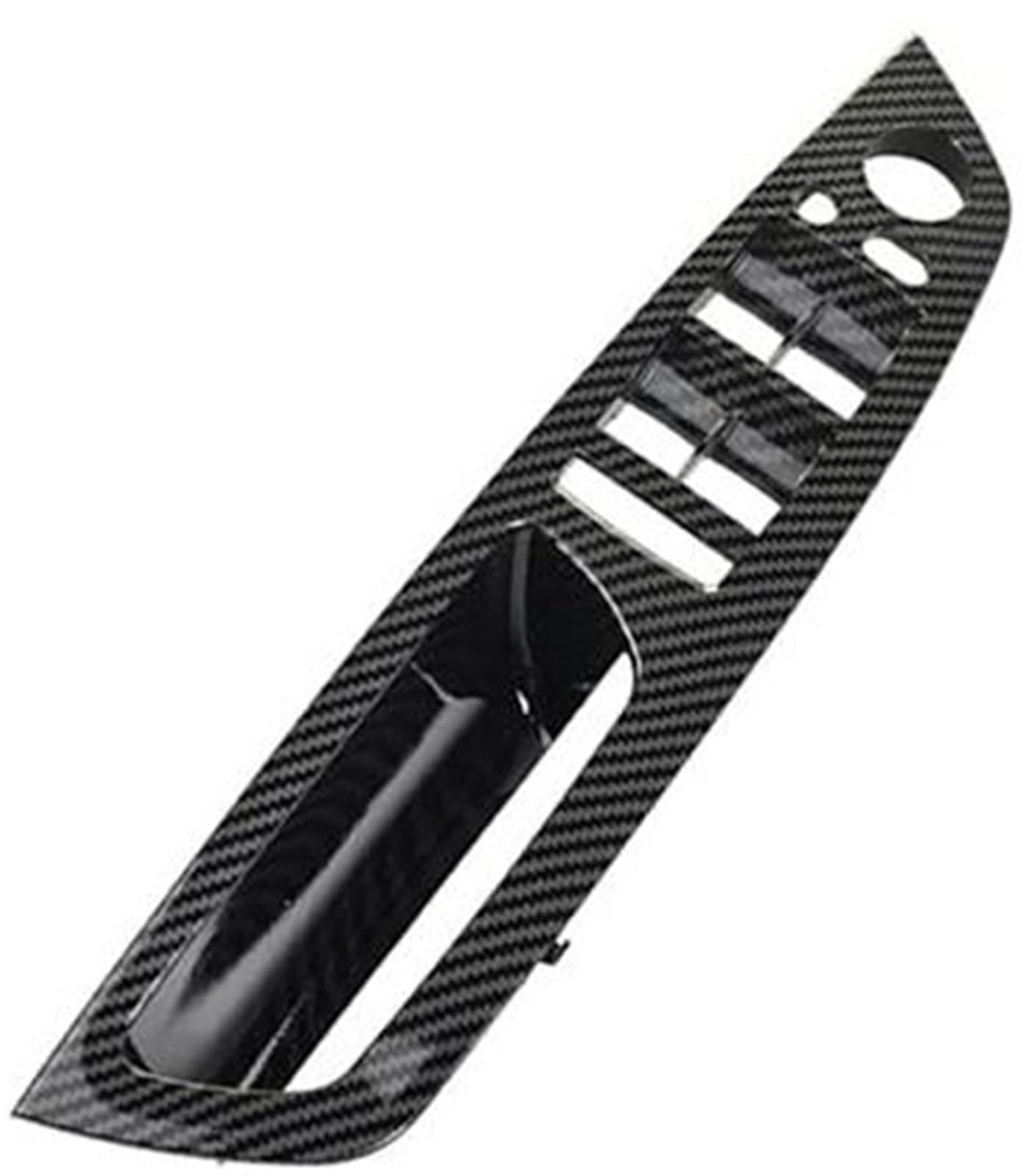 DEMULAX Auto-Innentürverkleidungsgriff-Zugverkleidungsabdeckung, for, E70 X5 E71 E72 X6 Autozubehör Fahrzeug-Innentürgriff(Carbon Fiber-Panel) von DEMULAX