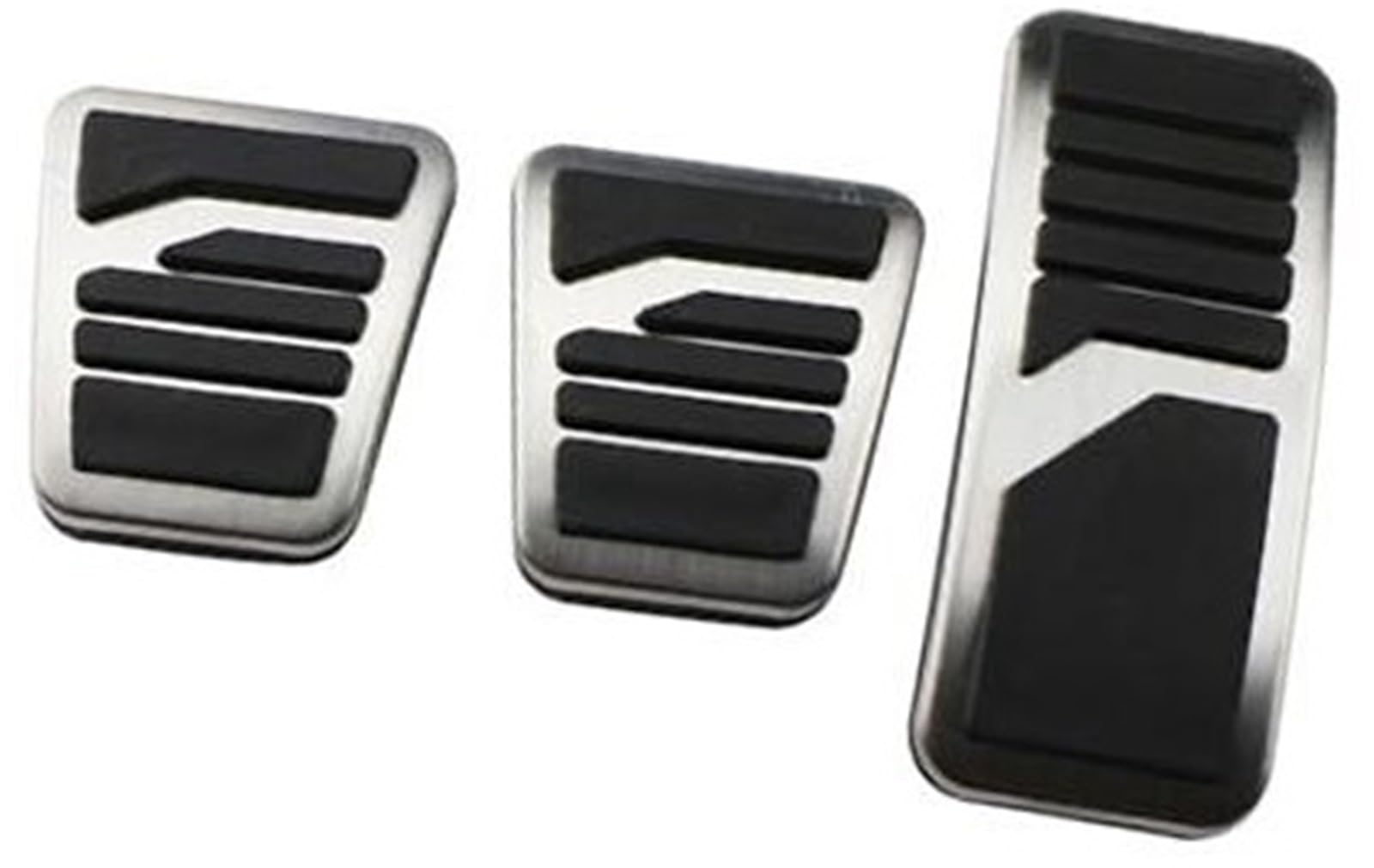 DEMULAX Auto Pedale Pad for Zotye T600 RS9 T300 T500 Zubehör Bremspedal Schutz Abdeckung Bremspedalabdeckung(Black MT 3Pcs) von DEMULAX