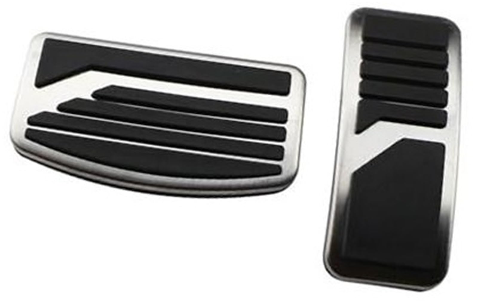 DEMULAX Auto Pedale Pad for Zotye T600 RS9 T300 T500 Zubehör Bremspedal Schutz Abdeckung Bremspedalabdeckung(Black at 2Pcs) von DEMULAX