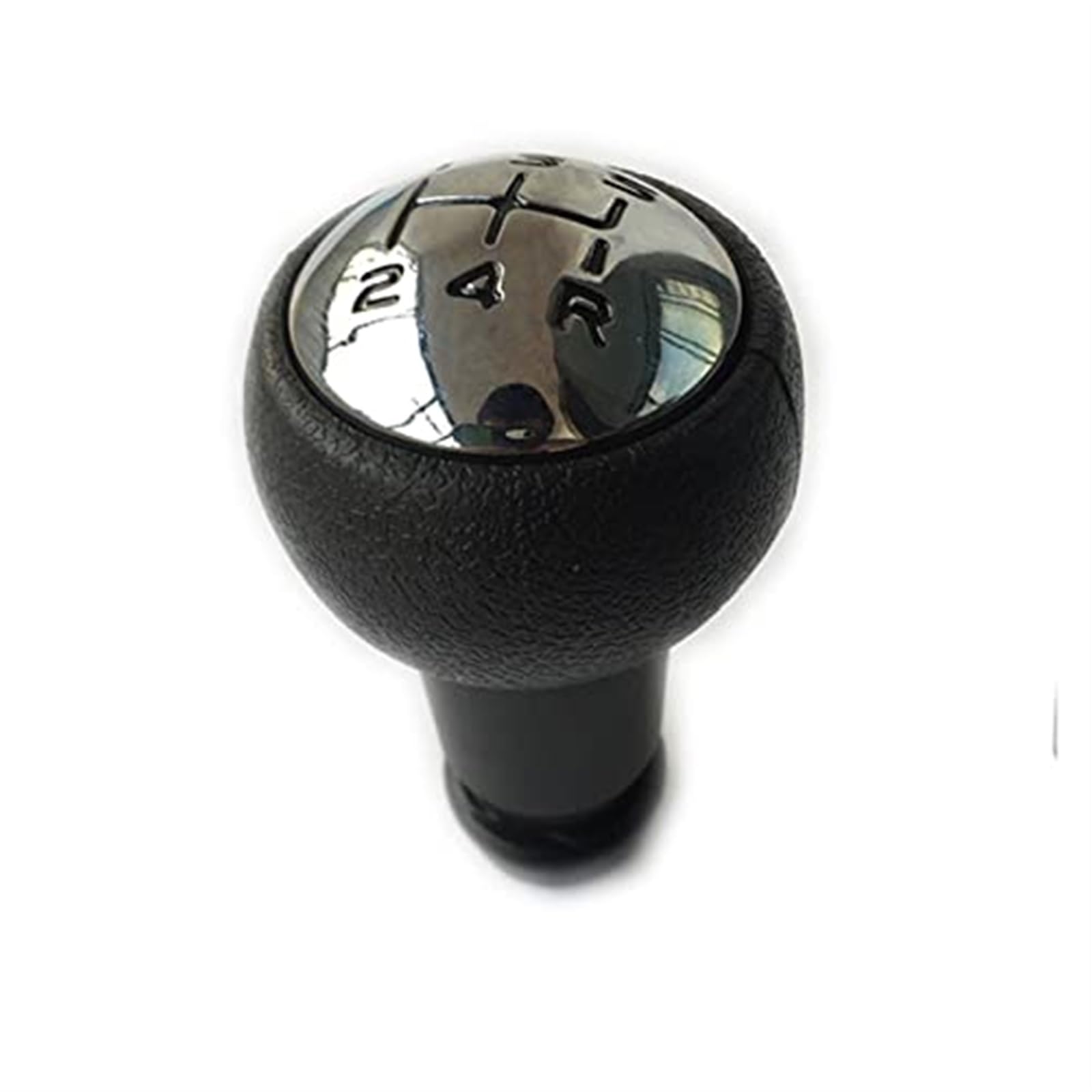 DEMULAX Auto Schalthebelabdeckung 5 Gang Schalthebel Schaltknauf Griff und Schaltknauf, for Peugeot, 206 306 307 308 3008 Schaltknauf Auto Geschwindigkeitsschaltknauf(Black Gear Knob) von DEMULAX