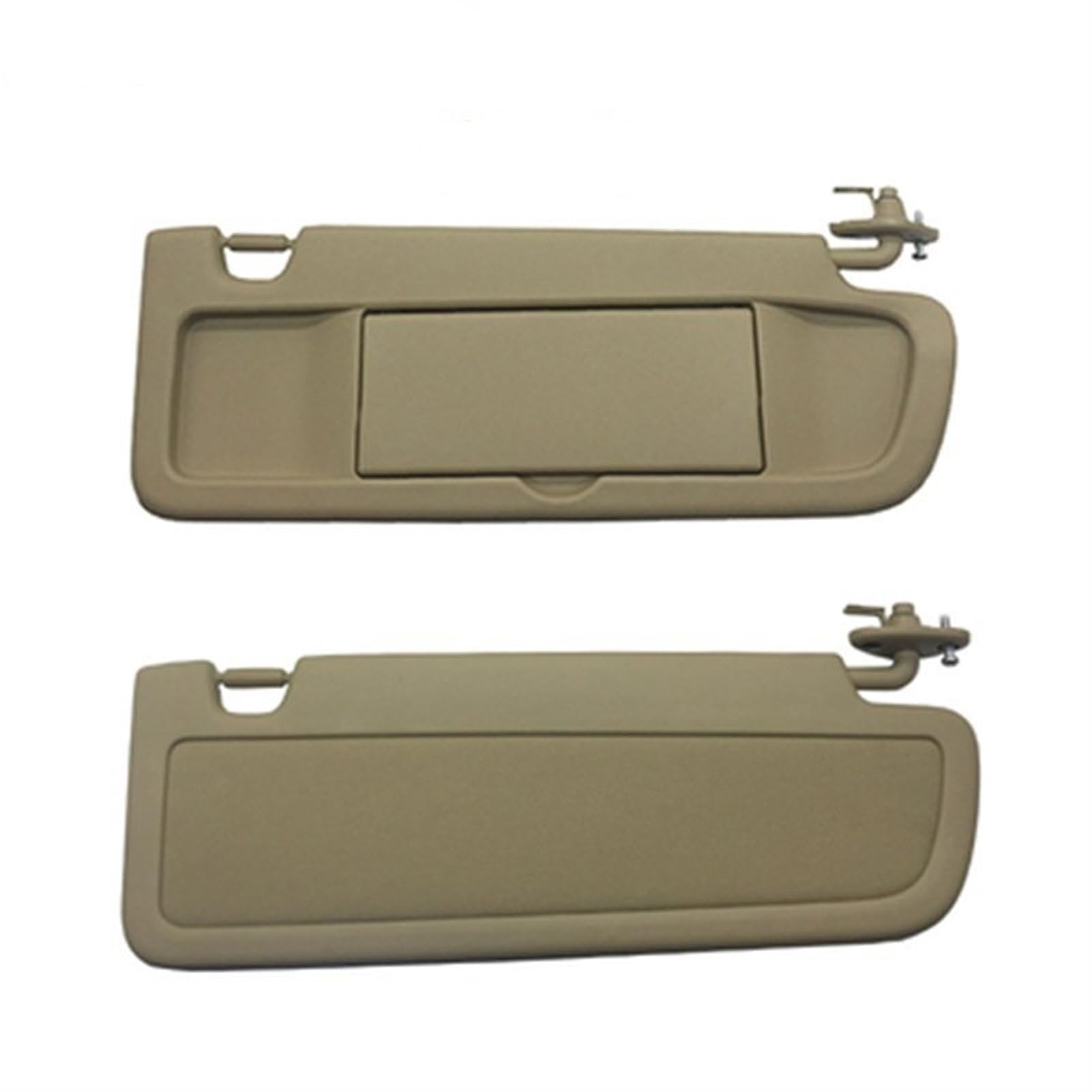 DEMULAX Auto-Seiten-Sonnenblende, Sonnenschutz, blendfreies Visier ohne Licht, for Civic Coupe Limousine 2006–2011 Auto-Sonnenblenden-Seitenschutz(Beige Pair) von DEMULAX