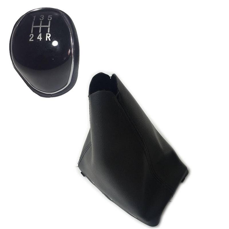 DEMULAX Auto Shift Schaltknauf Hebel Gaitor Shifter Boot Cover Handball, for Ford, for C-Max 2007 2008 2009 2010 Auto-Schaltknauf(5 Speed Set) von DEMULAX