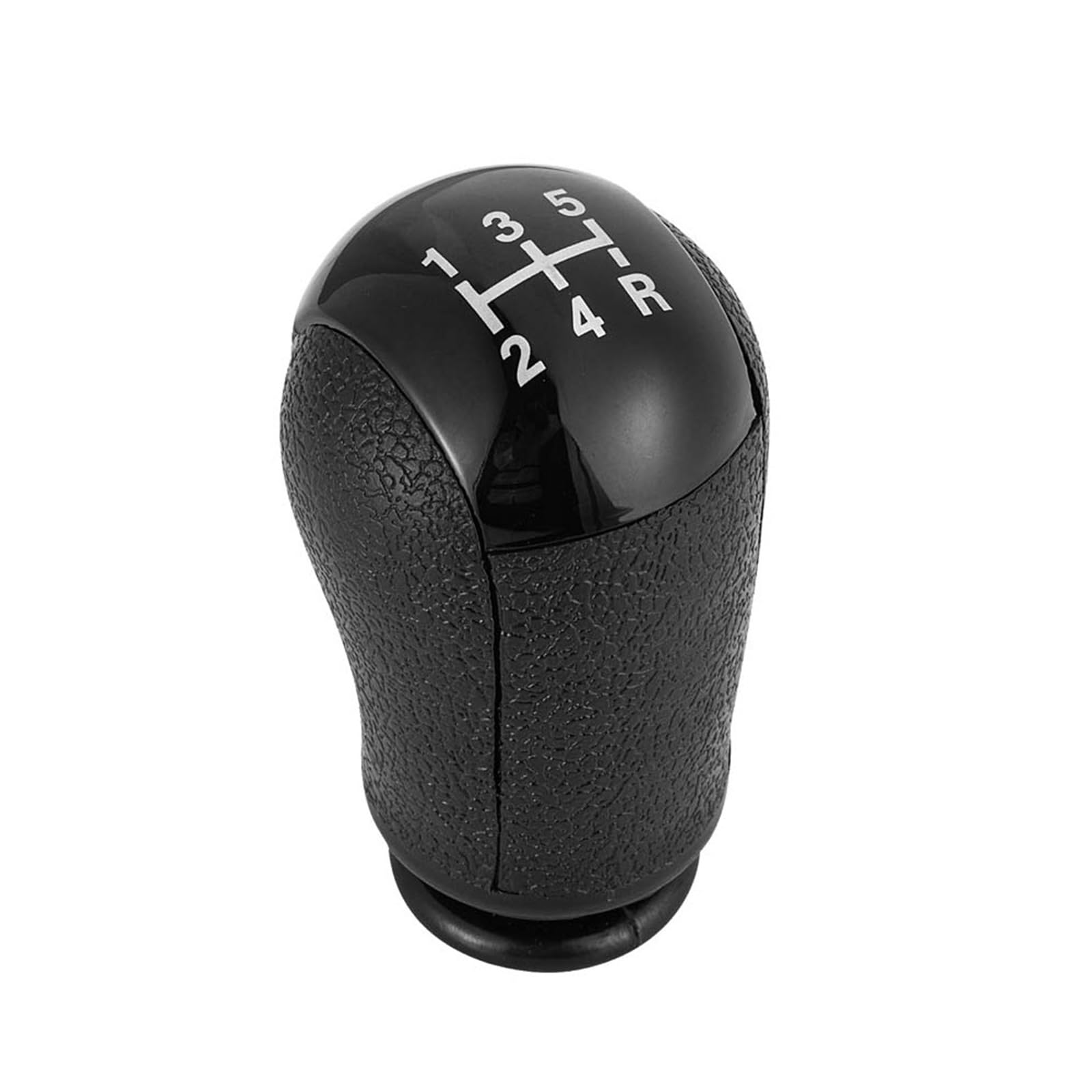 DEMULAX Auto-Styling Schaltknauf Hebel Gaitor Shifter Kofferraumabdeckung Fall, for Ford, for Focus 2, for Mondeo MK2 2004 2005 2007 2008 2009 2010 2011 Auto-Schaltknauf(5 Speed-Black-B) von DEMULAX