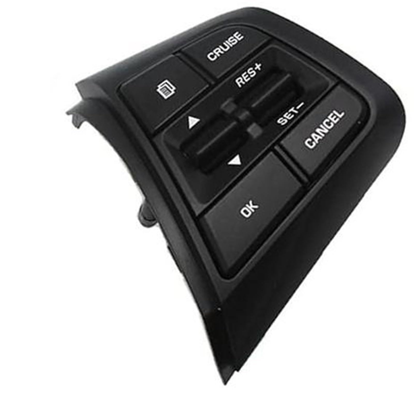 DEMULAX Auto-Tempomat-Taste, for Hyundai, for Creta Ix25 2.0L 2016, Auto-Cruise-Geschwindigkeitsfunktion, Lenkradtaste, Radio-Lautstärkeregler-Schalter, Autozubehör Abdeckung für den Lenkungssteuerung von DEMULAX