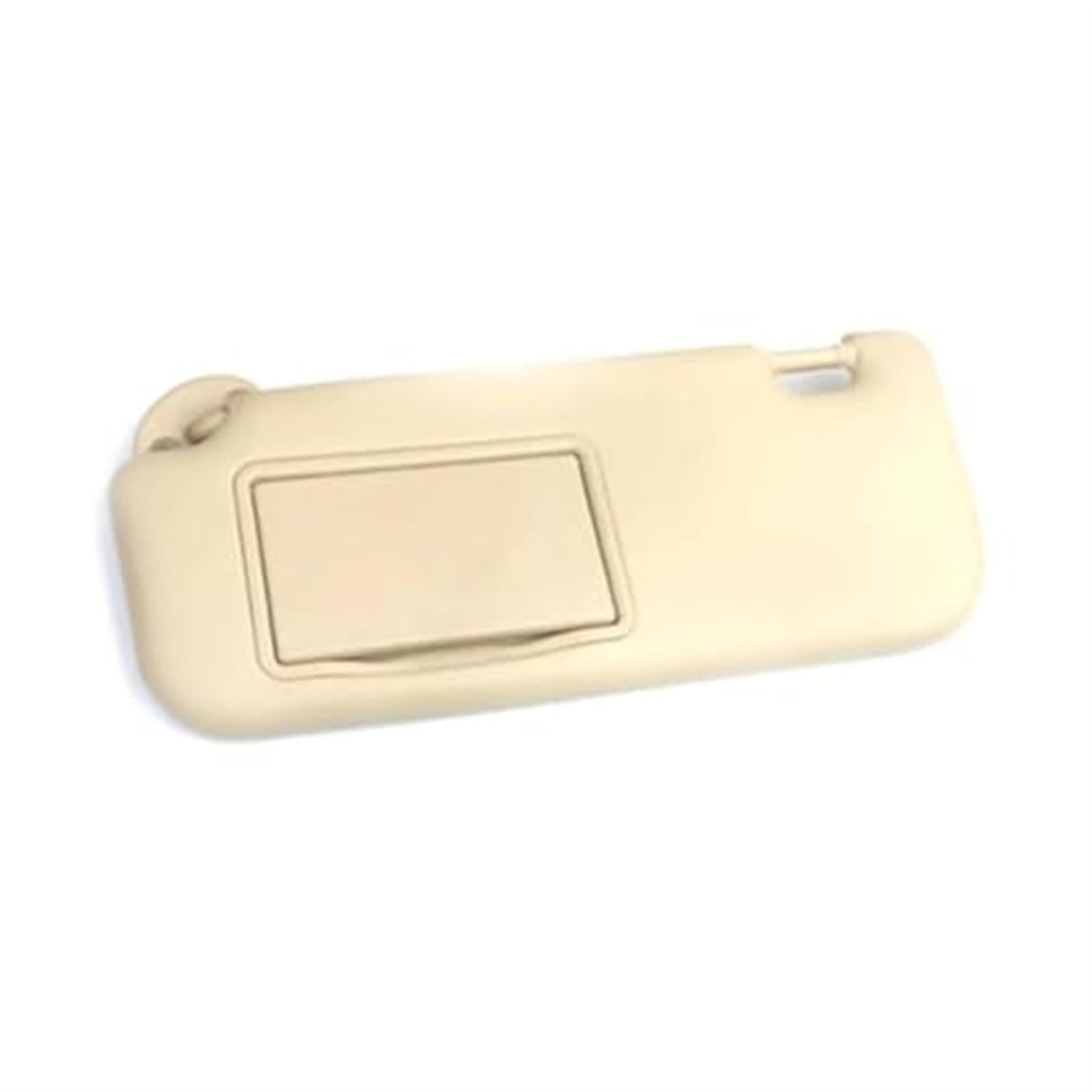 DEMULAX Auto Visier Sonnenschutz Innen Auto Front Visier Panel Make-Up Spiegel Fahrer Beifahrerseite Rechts Links Auto-Sonnenblenden-Seitenschutz(Beige BG-Z) von DEMULAX