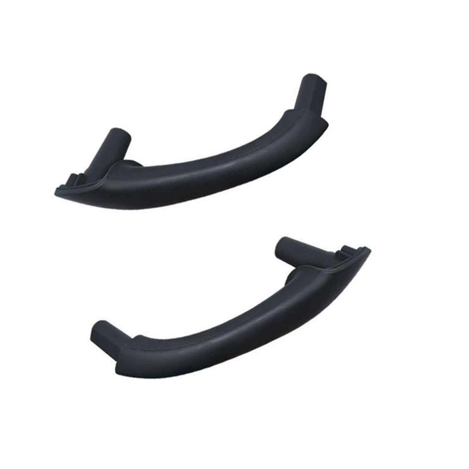 DEMULAX Auto Vorne Links/Rechts Innen Tür Pull Träger Abdeckungen Griffe Trim, for Mercedes-Benz, for W203 C-Klasse 2038101551 Innentürgriff(Black Set) von DEMULAX