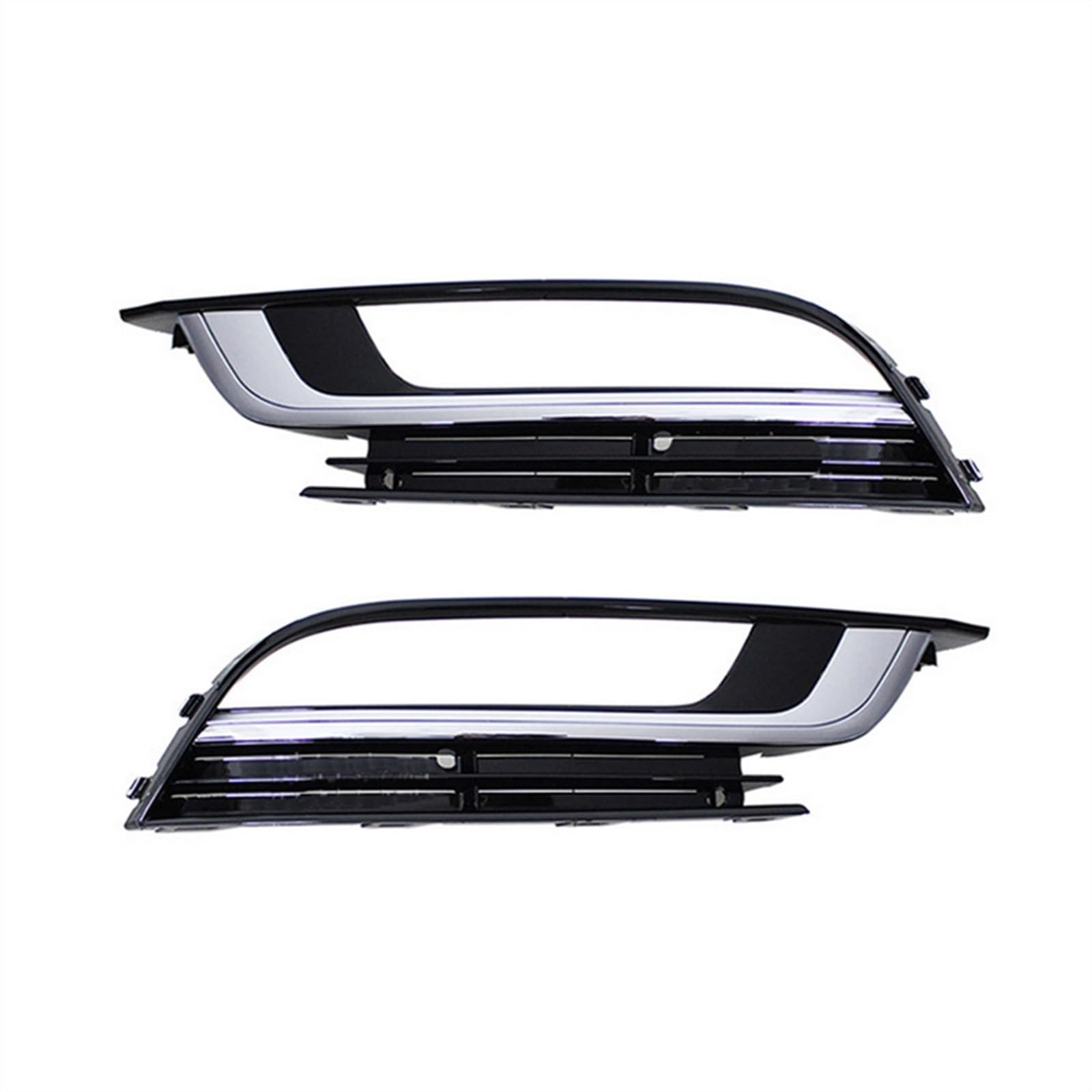 DEMULAX Auto Vorne Links Rechts Stoßstange Nebel Licht Lampe Chrom Grill, for VW, for Passat, for CC 2013 2014 2015 2016 2017 35D853665 35D853666 Nebelscheinwerfergitterabdeckungen von DEMULAX