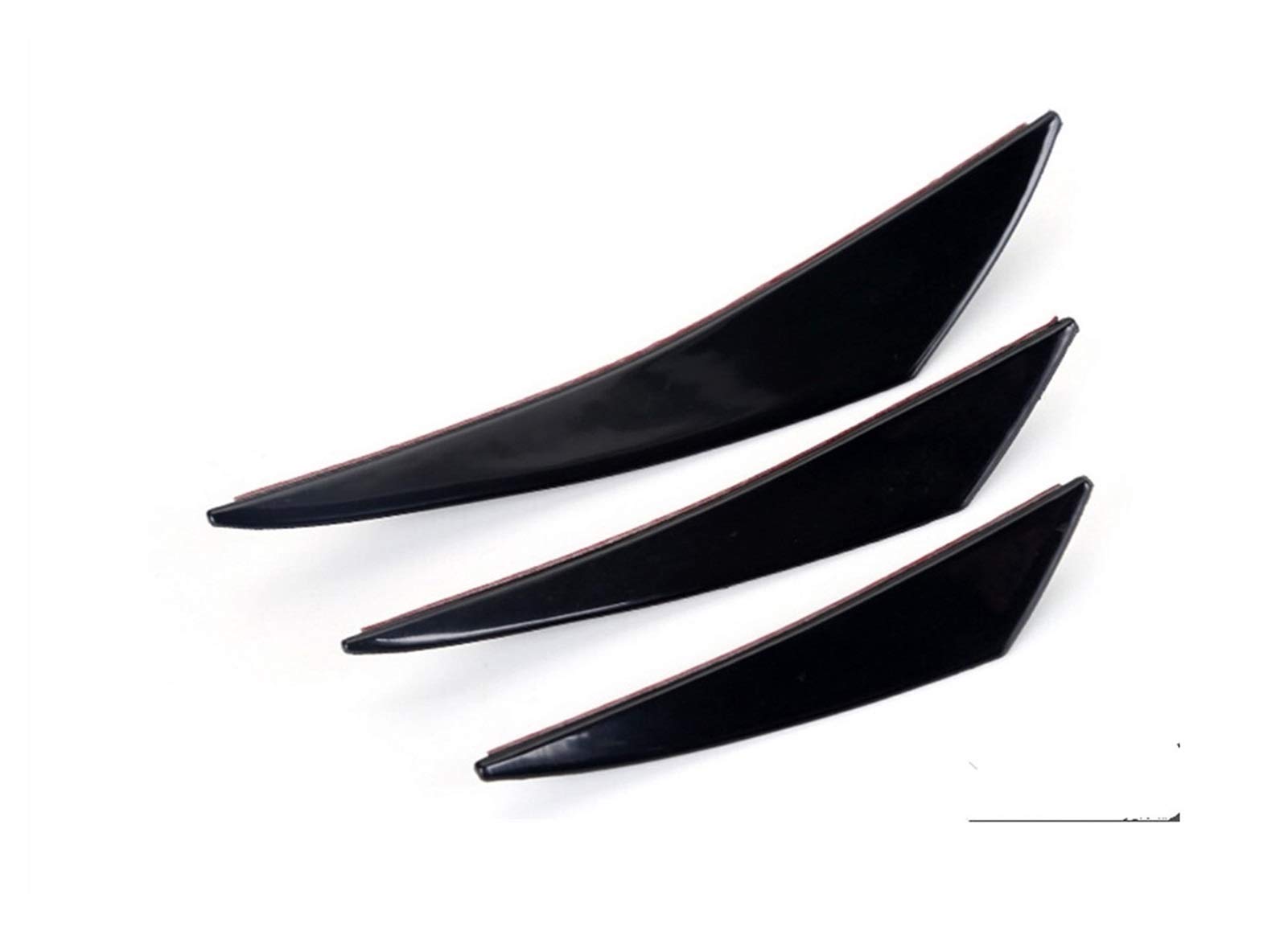 DEMULAX Autokarosserie Frontstoßstange Lip Splitter Spoiler Kits Schwarze Kohlefaser, for Volkswagen, for VW, for Golf, 1 2 3 4 5 6 7 Mk4 Mk5 Mk6 M Stoßstangenspoiler von DEMULAX