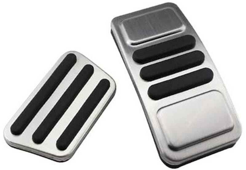 DEMULAX Autopedale, for Ford, for Mustang, 2015–2021 Ersatzteile at Pedal Bremspedalabdeckung Fußstütze Pedale Pads Fußpedal-Overlay(Black at Without Rest) von DEMULAX