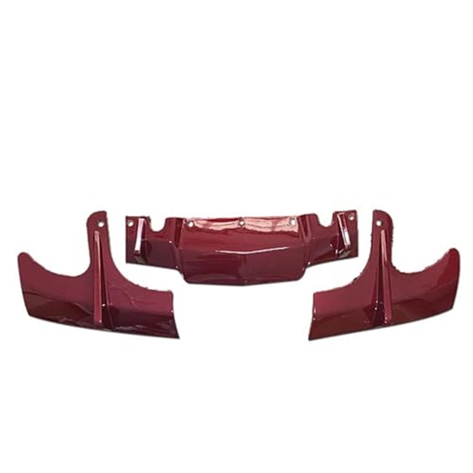 DEMULAX Autospoiler, for Cadillac, ATS 2014 2015 2016 2017 2018 Heckstoßstangendiffusor Lippenspoiler Zubehör ABS Heckflosse Heckstoßstangenspoiler(Red) von DEMULAX