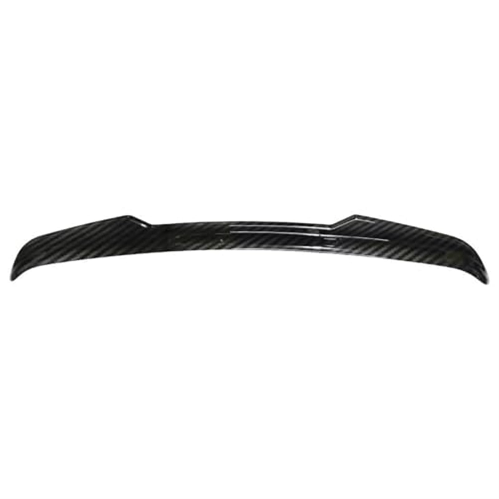 DEMULAX Autospoiler, for Toyota, for Yaris GR4 MK4 2020 2021 Heckspoilerverlängerungskappe Heck Auto-Tuning-Zubehör ABS Carbon Fiber Style Heckflosse Heckstoßstangenspoiler(Carbon Look Black) von DEMULAX