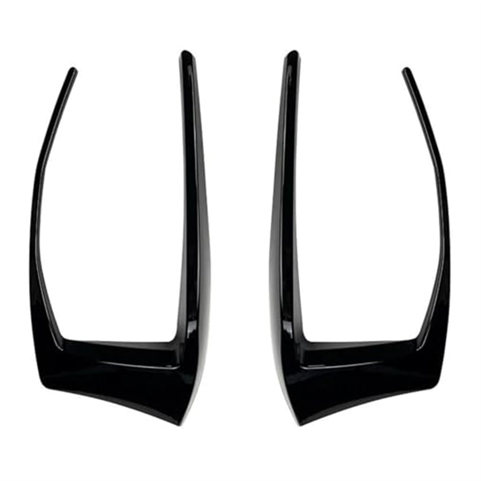 DEMULAX Autospoiler, for VW, for Golf, 7, for MK7, for GTI R, for GTD 7.5 MK7.5 R400 2012-2019 Heckstoßstangensplitter Canard Spoiler Heckflosse Heckstoßstangenspoiler(7 down Black) von DEMULAX