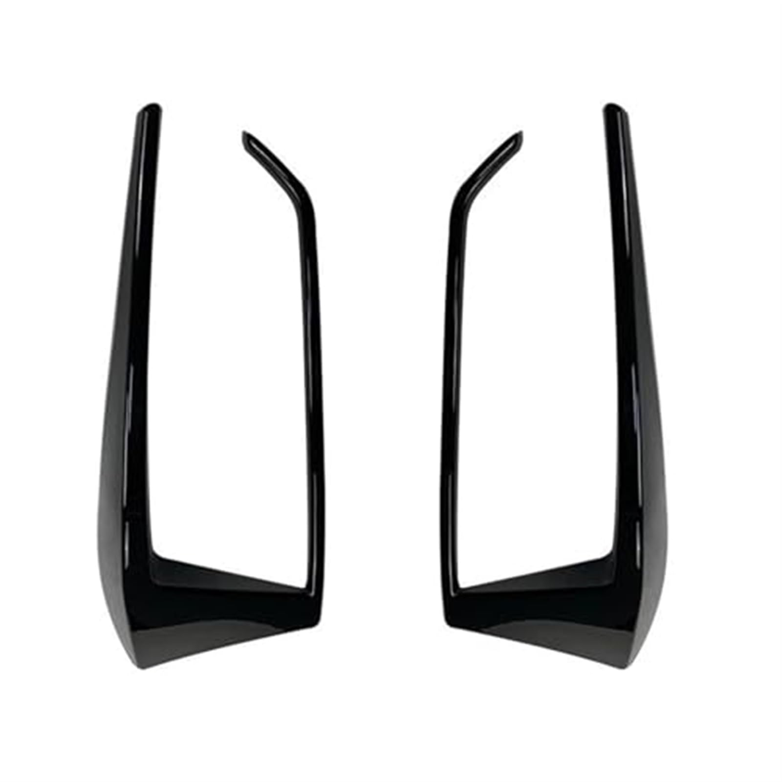 DEMULAX Autospoiler, for VW, for Golf, 7, for MK7, for GTI R, for GTD 7.5 MK7.5 R400 2012-2019 Heckstoßstangensplitter Canard Spoiler Heckflosse Heckstoßstangenspoiler(7.5 down Black) von DEMULAX