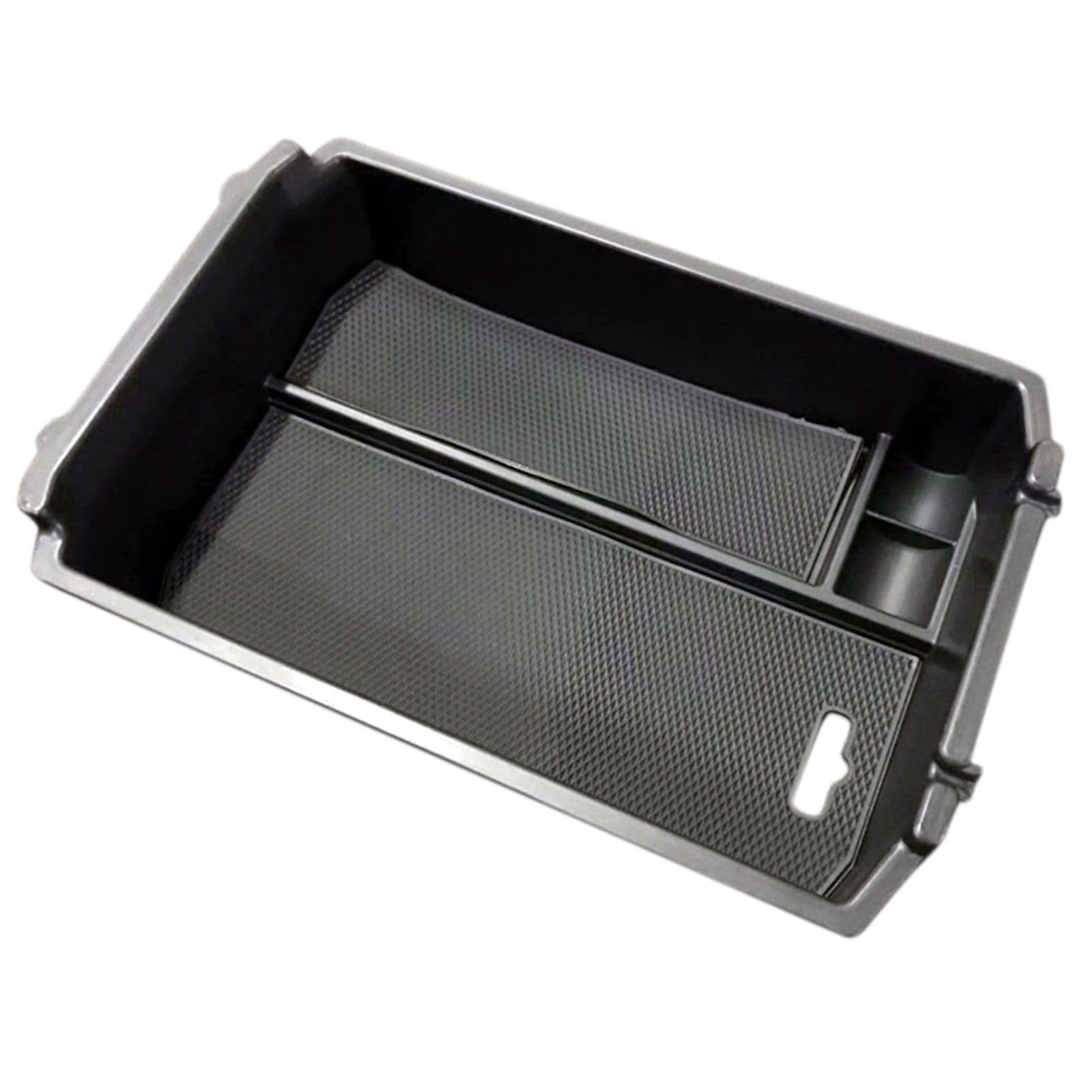 DEMULAX Autozubehör Schwarzes ABS-Aufbewahrungsbox-Halter-Organizer-Fach for die Mittelarmlehne, for Mitsubishi, Eclipse Cross 2018 2019 2020 Auto-Armlehnenbox von DEMULAX