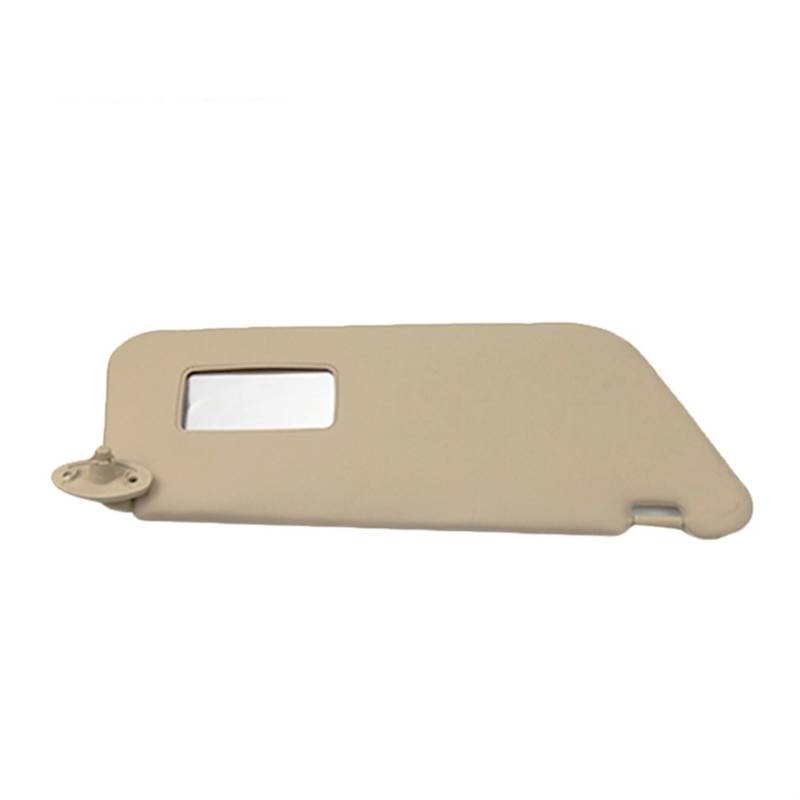 DEMULAX Beifahrerseite mit Make-up-Spiegel, Sonnenschutz-Sonnenblende, for Chevrolet, for Spark 2007–2010 Sonnenschutzvisier für Fahrzeuge(Beige Right Side) von DEMULAX