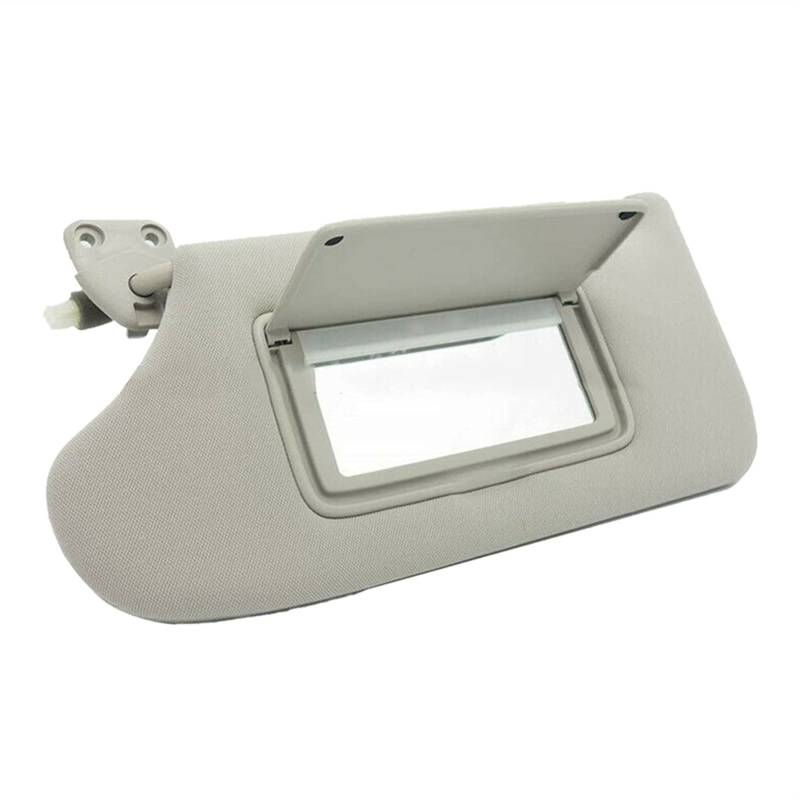 DEMULAX Beigefarbene Sonnenblende auf der Fahrerseite Links mit Lampe und Spiegel, for Nissan, for Altima 2013–2016, 96401-3TA2A 964013TA Sonnenschutzvisier für Fahrzeuge von DEMULAX