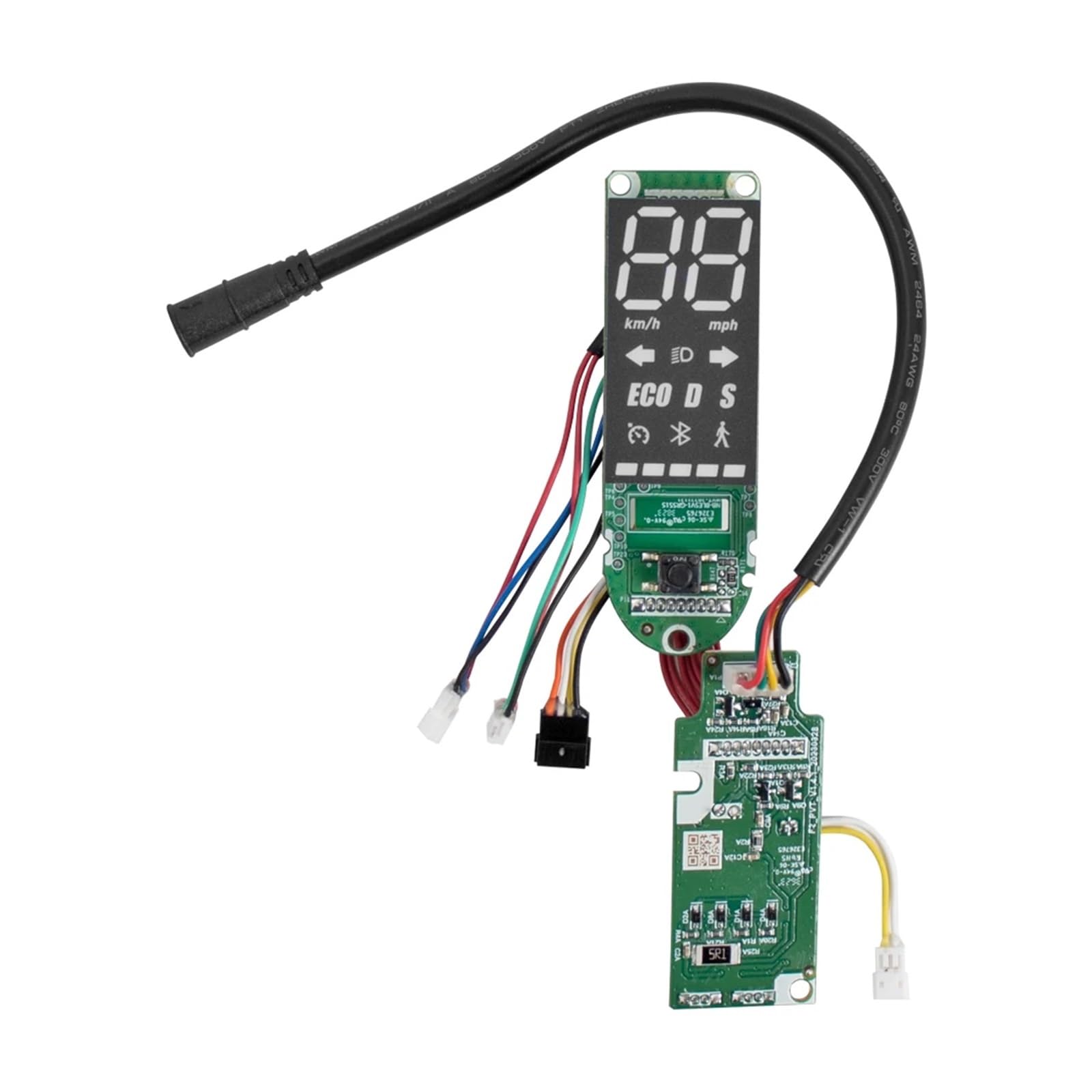 DEMULAX Bluetooth-Dashboard, for Ninebot, for F2/F2 Plus/F2 Pro Elektroroller-Brett, LED-Display, Instrumententeile der F2-Serie Armaturenbrett für Elektroroller(F2 Pro) von DEMULAX