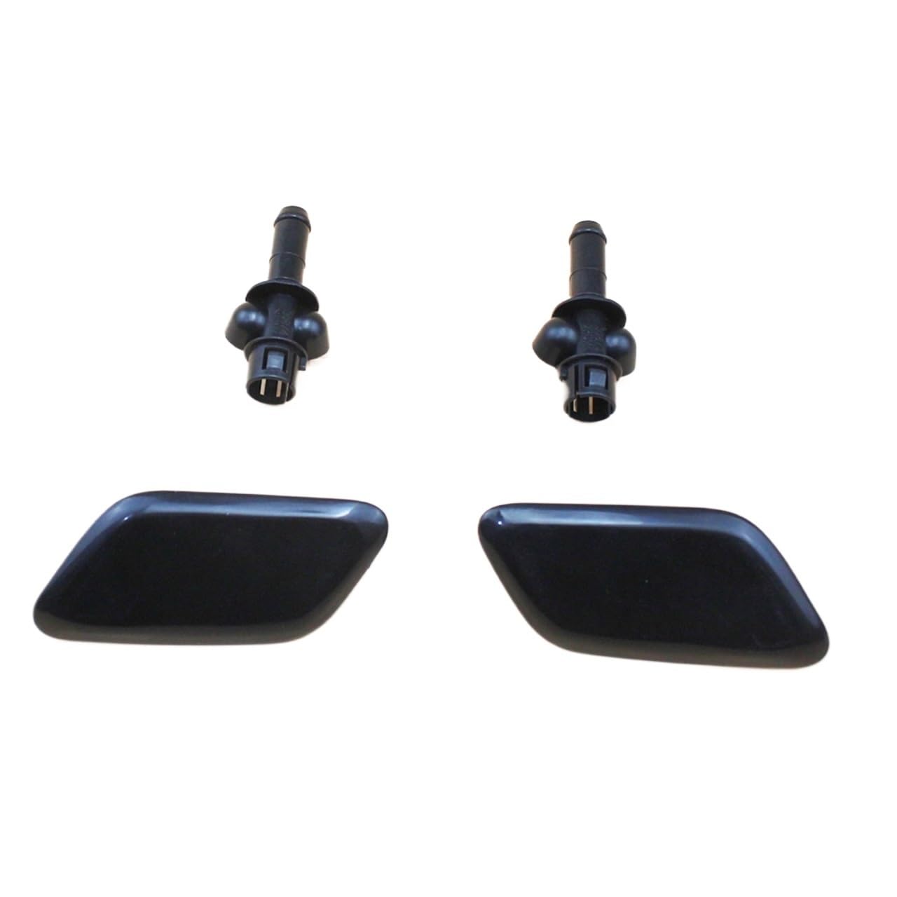 DEMULAX Car Styling Frontstoßstange Scheinwerferwaschanlage Sprühdüse Abdeckkappe mit Stecker, for, for Toyota, for Avensis T25 2006–2008 85044–09901 Kfz-Sprühdüsenabdeckung von DEMULAX