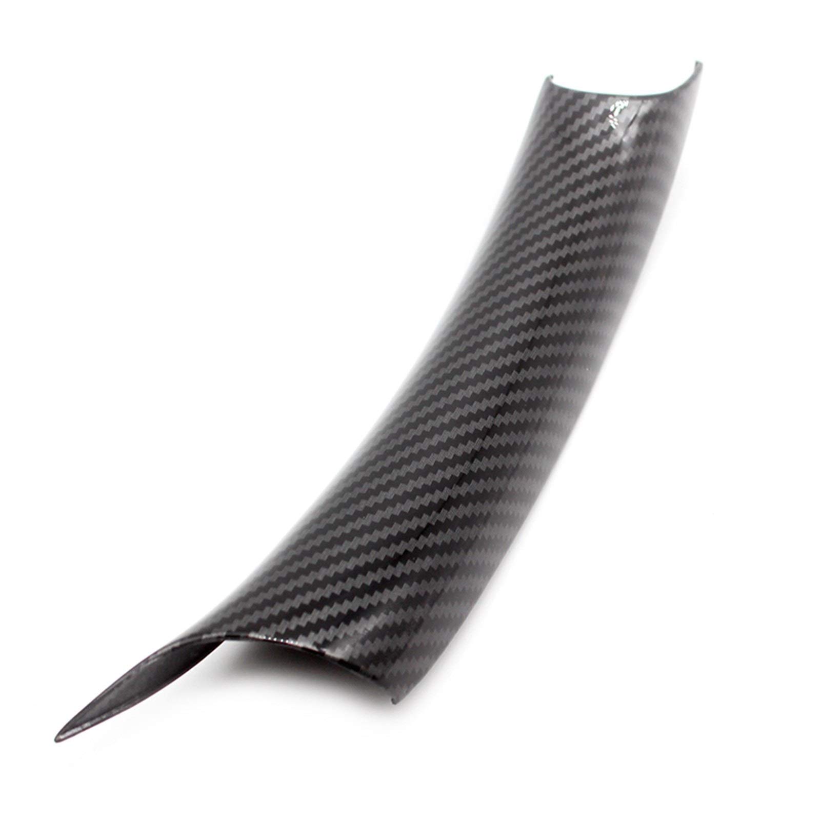 DEMULAX Car Styling Interieurleiste mit Kohlefaserstruktur for Türgriffe, Schutzabdeckung, for, for X5 X6 F15 F16 2014-2018 Innentürgriff(Carbon Style Right) von DEMULAX