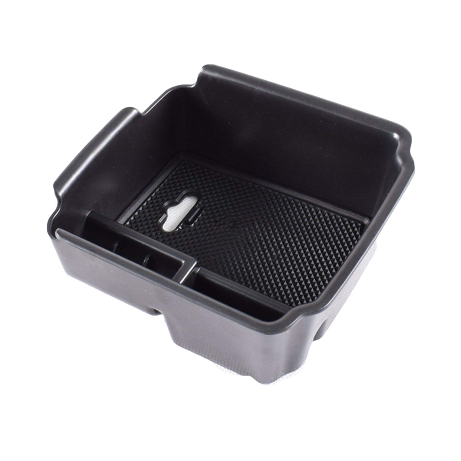 DEMULAX Car Styling Zubehör ABS Innen Armlehne Aufbewahrungsbox Organizer Case Container Tray, for VW, for Tiguan, 2018-2020 Auto-Armlehnenbox von DEMULAX