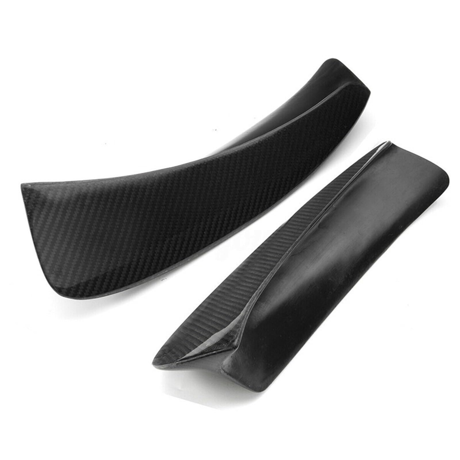 DEMULAX Carbon Fiber Front Stoßstange Splitter Spoiler Lippe, for, E46 M3 1999-2006 Stoßstangenspoiler von DEMULAX