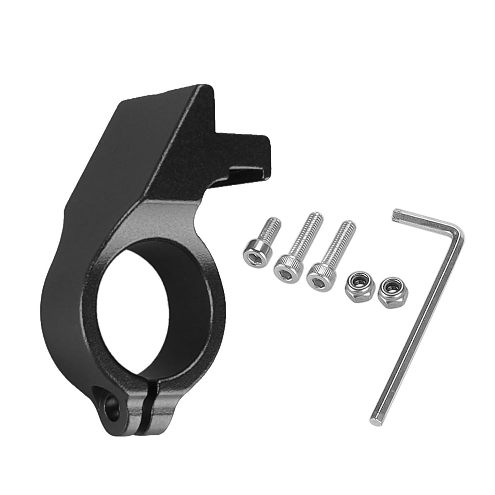 DEMULAX Display, for Sitz, Aluminium-Instrumentenhalterung, Messgerätehalterung, Daumenschalthebel-Befestigungsklemme, Dualtron Thunder Speedway Scooter-Teile Kombiinstrument für Roller(Black) von DEMULAX