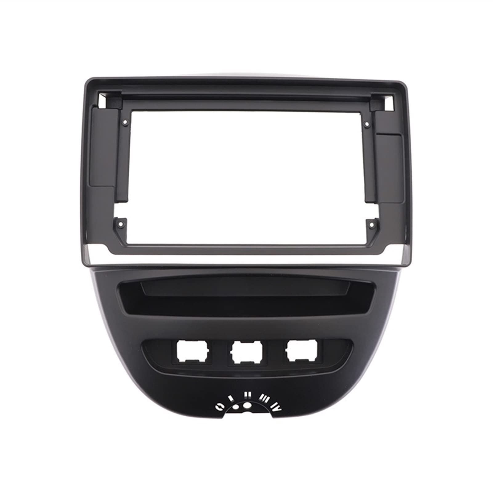 DEMULAX Doppel-Din-Autoradio-Blende 2 Din Aygo, for Peugeot, 107 Citreon C1 2005 2006 2007 2008 2009 2010 2011 2012 2013 Fahrzeug-Radio-Verkleidungsset(10.1 Inch) von DEMULAX