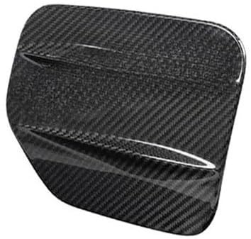 DEMULAX Dry Carbon Auto Tankdeckel Gasöldeckel Verkleidung, for, IX3 G08i 2022 FRP Carbon Einfüllklappendeckel Auto Styling Zubehör Tankdeckel für Fahrzeuge(Black Dry Carbon Fiber) von DEMULAX