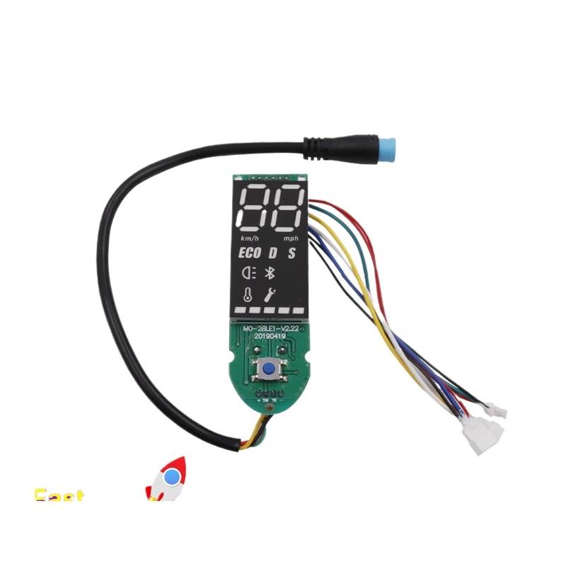 DEMULAX E-Scooter Bluetooth Dashboard, for Xiaomi, for M365 Pro 1S Pro 2 Elektroroller Display Platine Upgrade Reparaturteile Zubehör Armaturenbrett für Elektroroller von DEMULAX