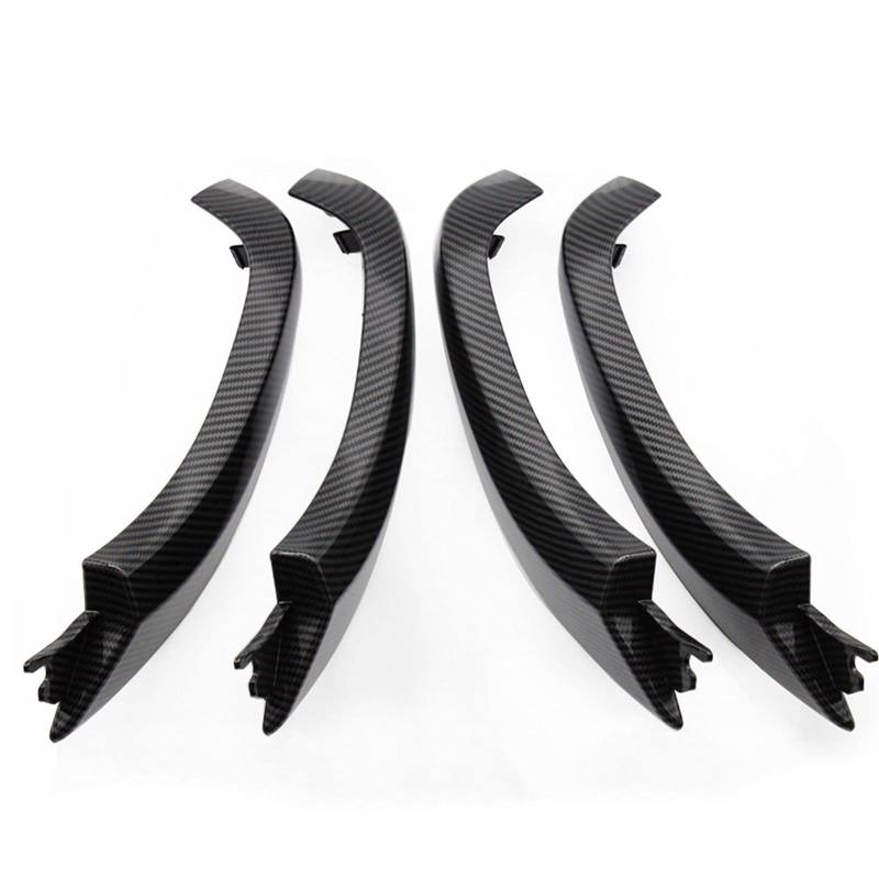 DEMULAX Ersatz des Außenabdeckungssatzes for die Linke und rechte Autoinnentür, for, for X3 X4 G01 G02 F97 F98 2018-2021 Fahrzeug-Innentürgriff(Carbon 4PCS Set) von DEMULAX