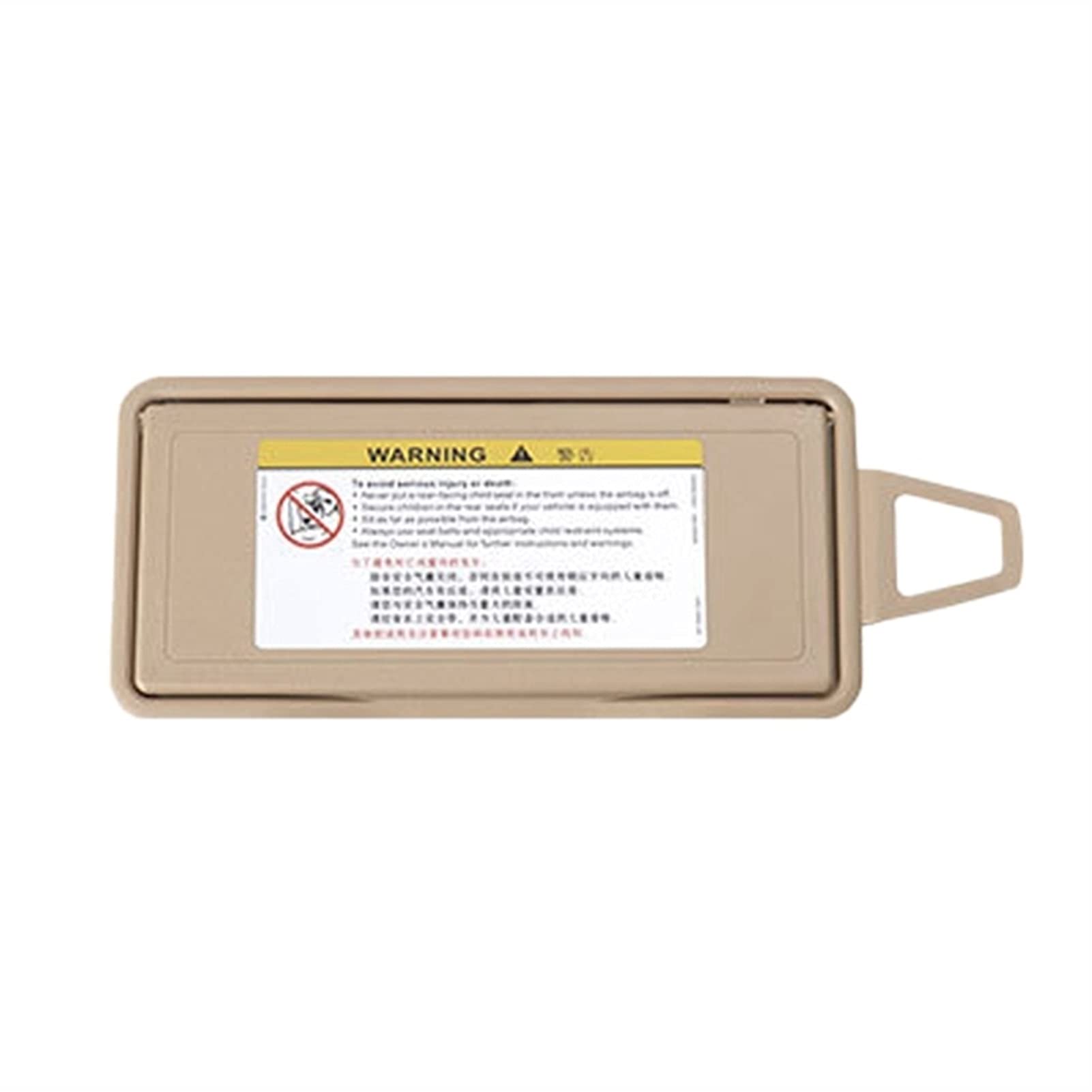 DEMULAX Ersatz for Auto-Sonnenblende, Schattenbrett, Spiegelabdeckung, for Mercedes-Benz, for S-Klasse W221 2006–2013 Sonnenblende für den Autoinnenraum(Beige Left) von DEMULAX