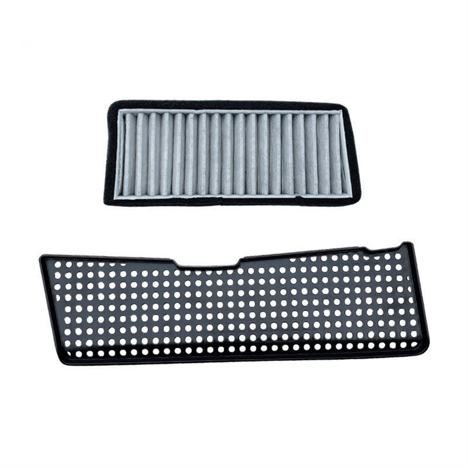 DEMULAX Externer Luftfilter, for Tesla, Modell 3 2021 2022-Jetzt Kühlergrill-Einlassabdeckung Klimaanlagen-Ansaugfilter Autozubehör Autoluftfilter(2 Pcs Filter A) von DEMULAX