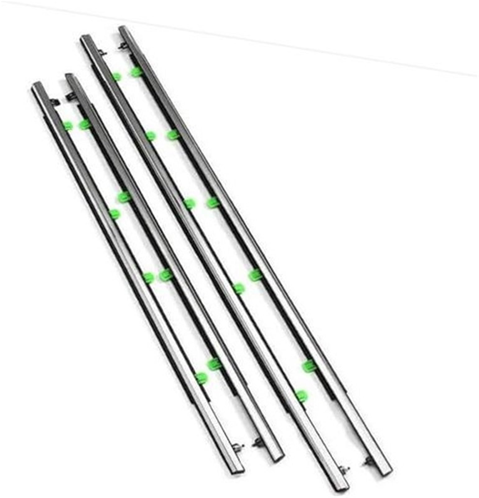 DEMULAX Fenstertürdichtungen, 4-TLG. Autofensterverkleidung, Wetterstreifen, Dichtung, Außenform, for CR-V 2007 2008 2009 2010 2011, Silber Türkantenschutz aus Gummi von DEMULAX