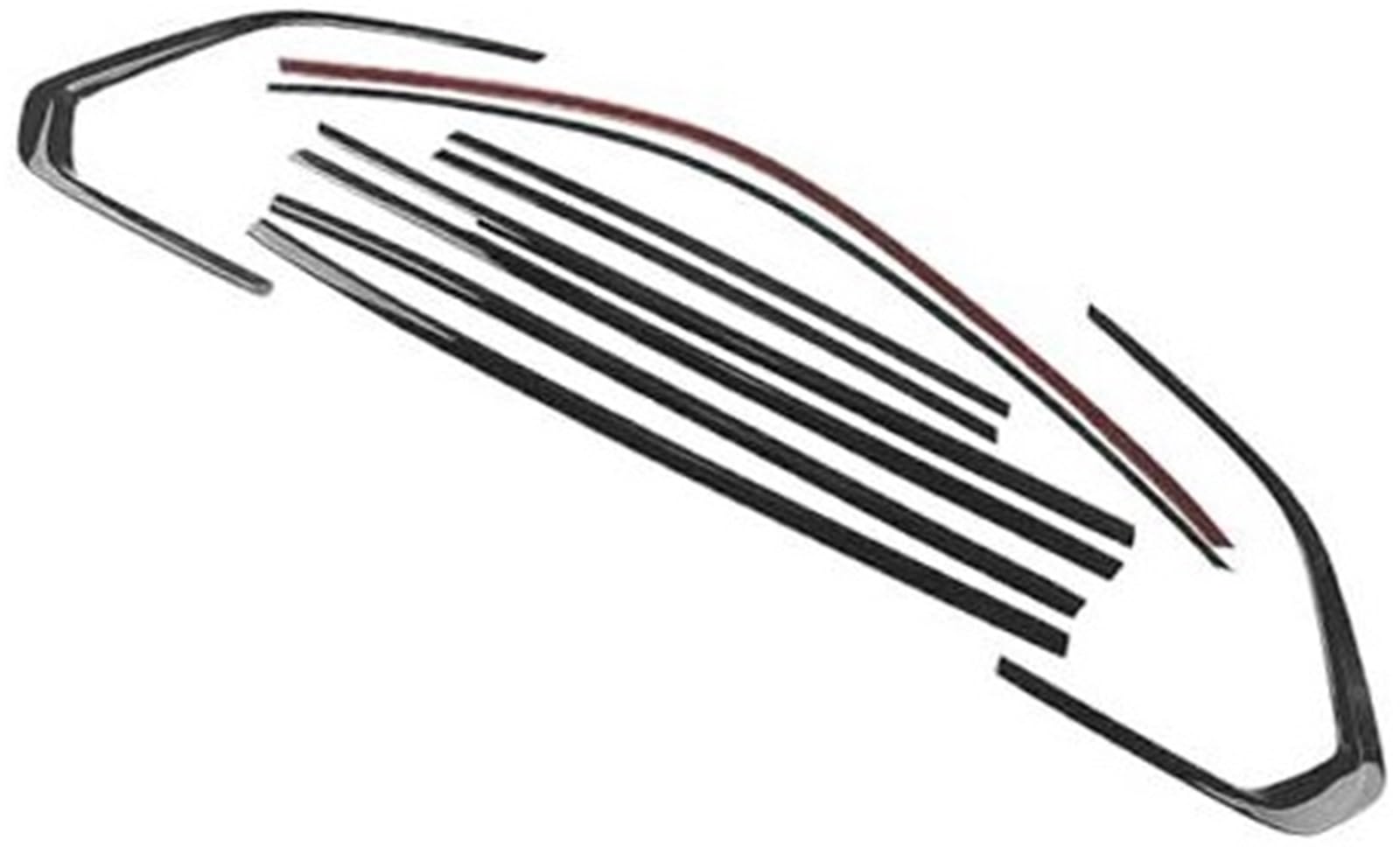 DEMULAX Fenstertürdichtungen Auto Außenfensterverkleidung Dichtungsstreifen Aufkleber Wetterschutz Schatten Dekor Edelstahl, for, X5 G05 2019-2024 Türkantenschutz aus Gummi von DEMULAX