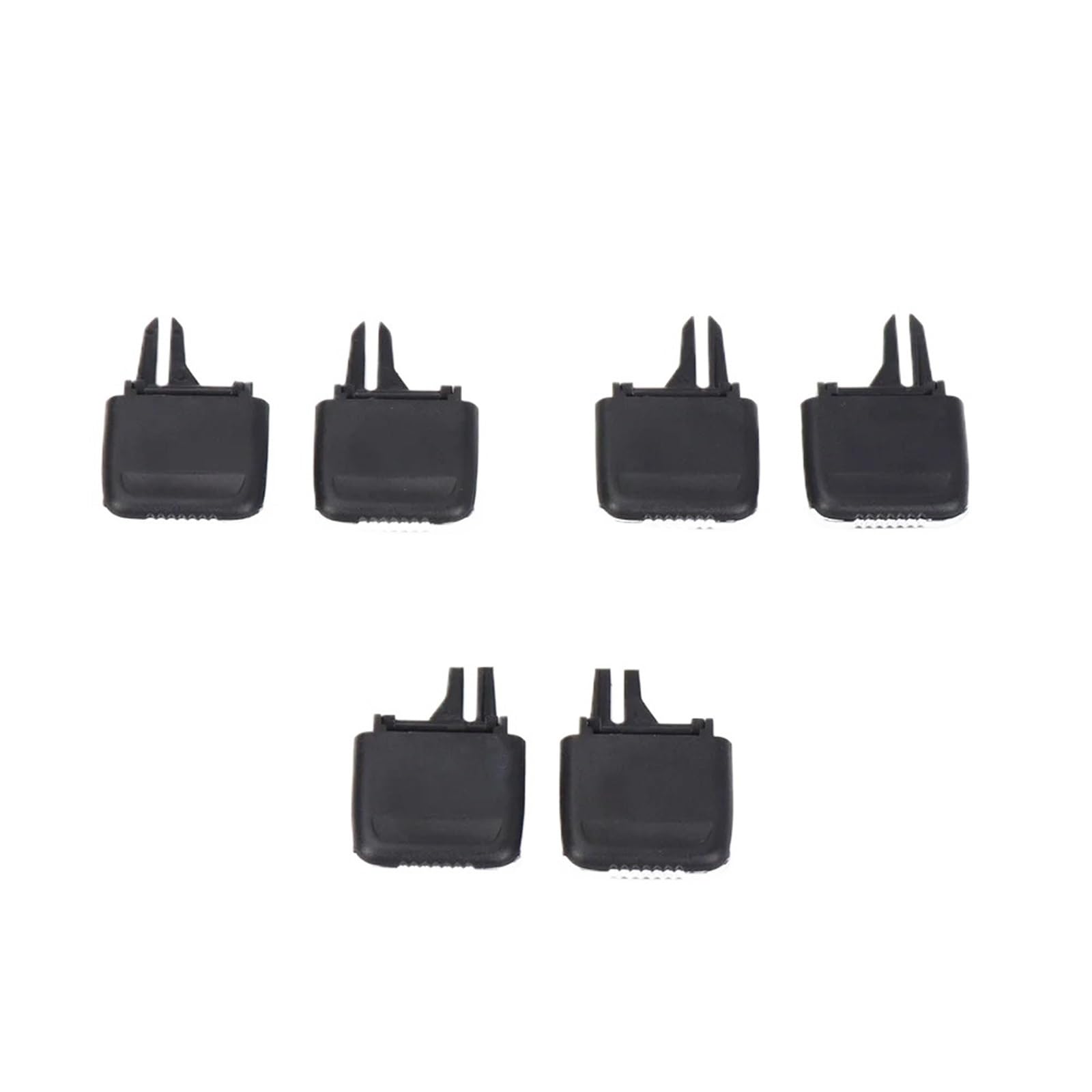 DEMULAX For Porsche, for CAYENNE, 2011-2016 Schnell zu installierendes CarFront Center A/C Klimaanlage Vent Outlet Tab Clip Reparaturset Registerkarte „Auto-Klimaanlage-Entlüftungsauslass“.(1 set 6 pc von DEMULAX