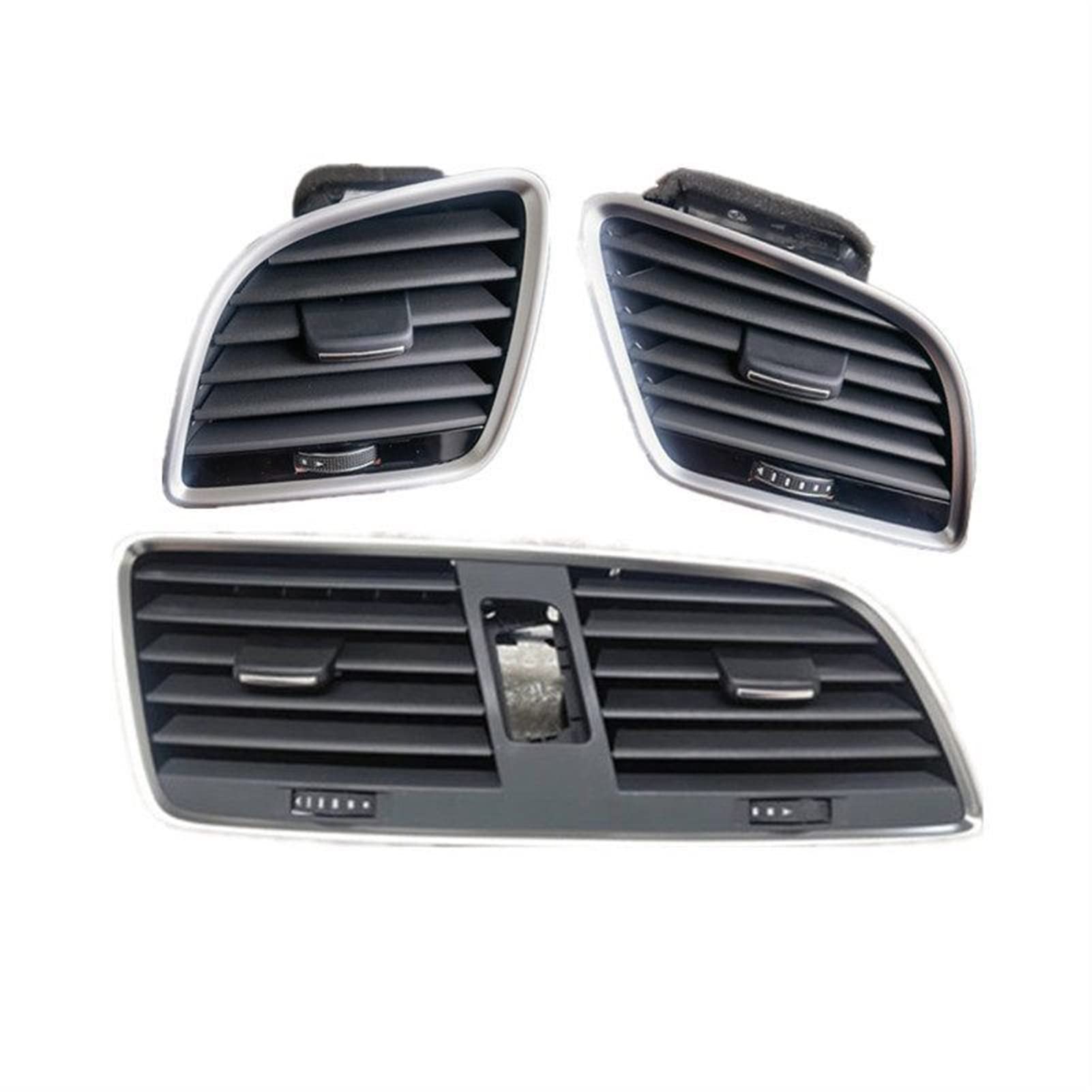 DEMULAX Front Dash Louver Air Conditioner Vent A/C Outlet, for, for Q3 8U RSQ3 2010-2019 Auto-AC-Entlüftungsauslass(3 pcs Sets) von DEMULAX