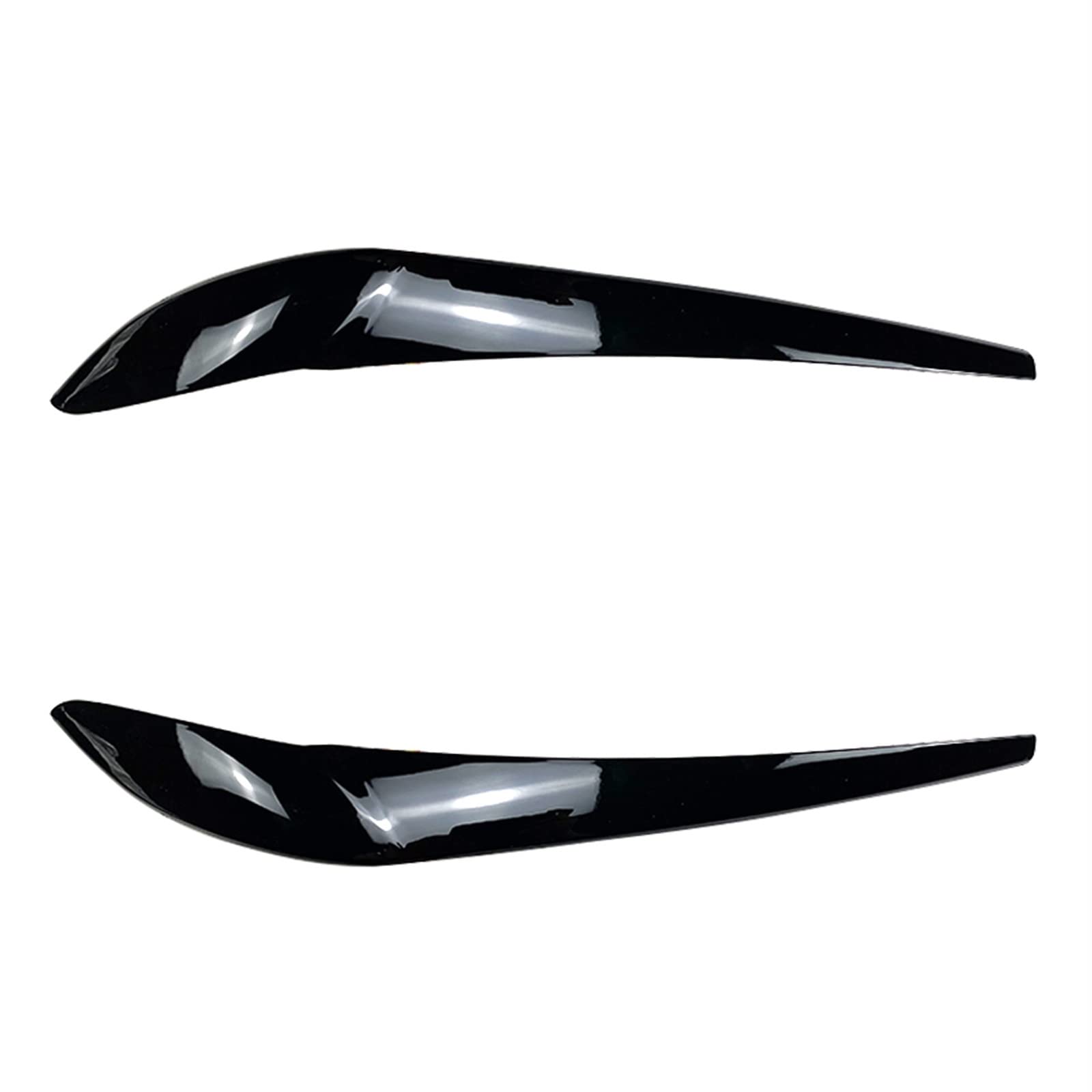 DEMULAX Frontscheinwerfer Augenlider Augenbrauen Body Kit Aufkleber, for, for X3 F25 X4 F26 2014 2015 2016 2017 2018 Dekorativer Scheinwerferaufkleber(Gloss Black) von DEMULAX