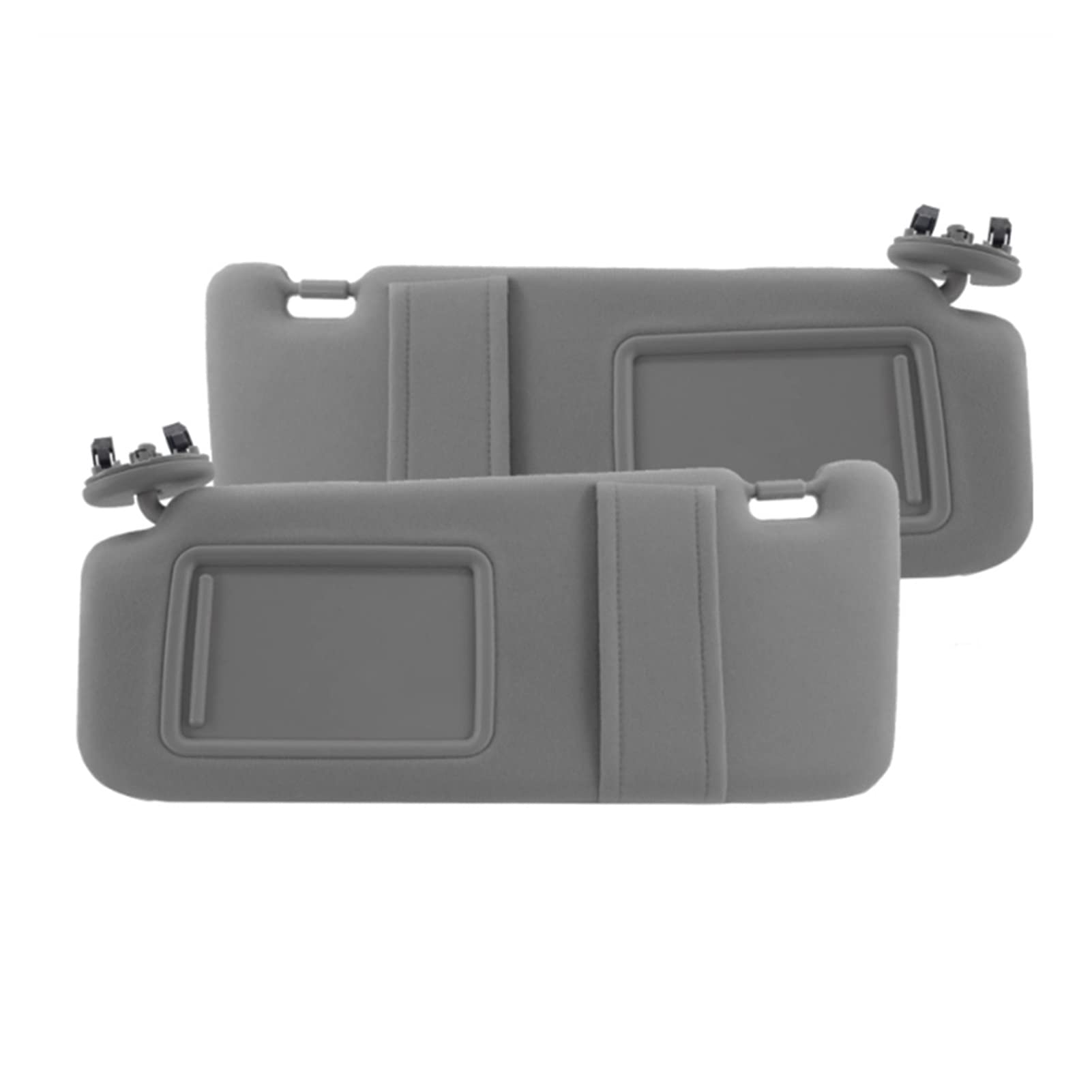 DEMULAX Grauer Organizer for Auto-Sonnenblende, Sonnenschutz, Fahrer- und Beifahrerseite, rechts und Links, for Toyota, for Camry 2007–2011, 7432006780B0 Sonnenblende für den Autoinnenraum von DEMULAX