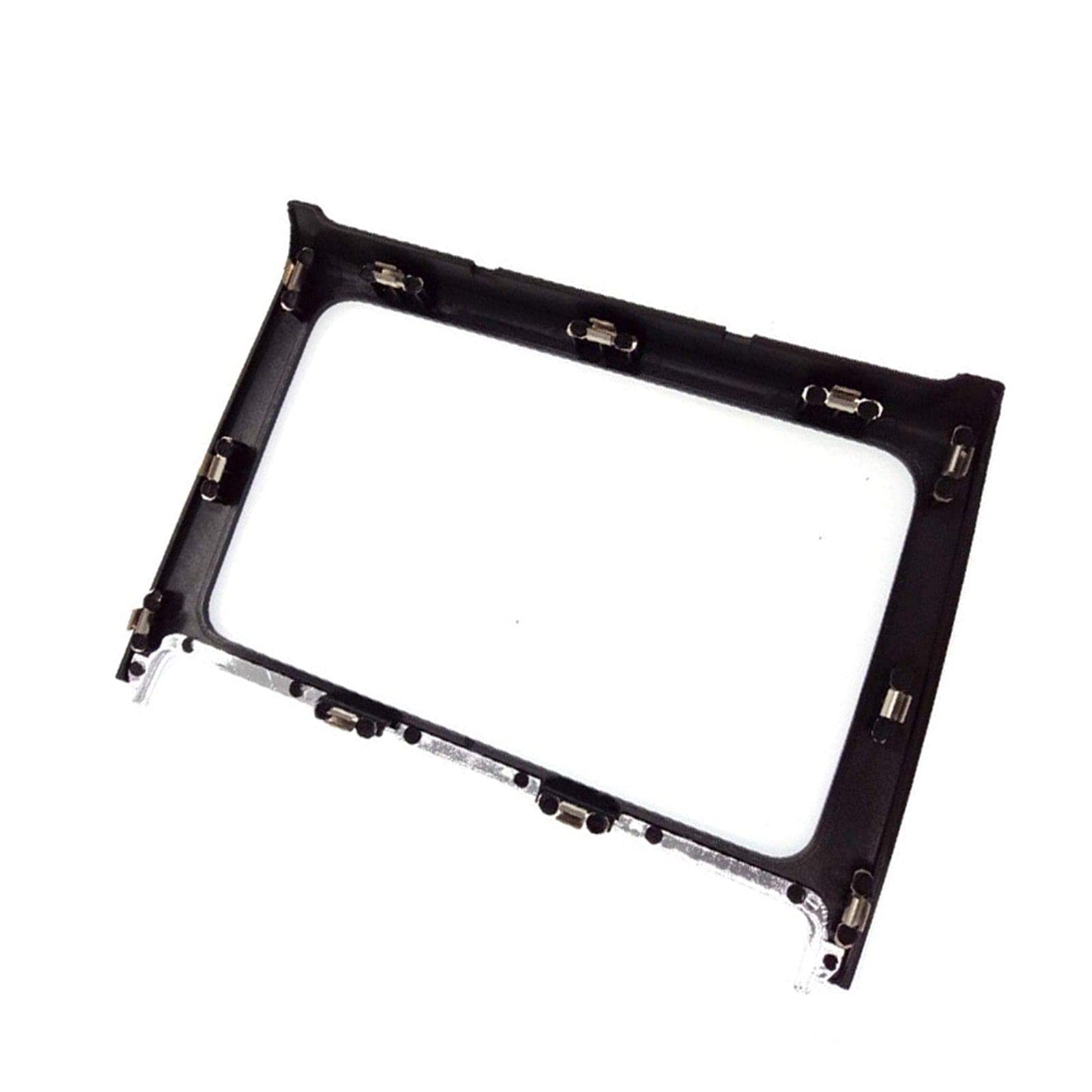 DEMULAX Hohe Qualität 2DIN DVD Rahmen Blende Stereo Facia Rahmen Panel Dash Mount Kit Adapter Trim Lünette Facia, for Volkswagen, for VW, for Polo, 2014 Fahrzeug-Radio-Verkleidungsset von DEMULAX