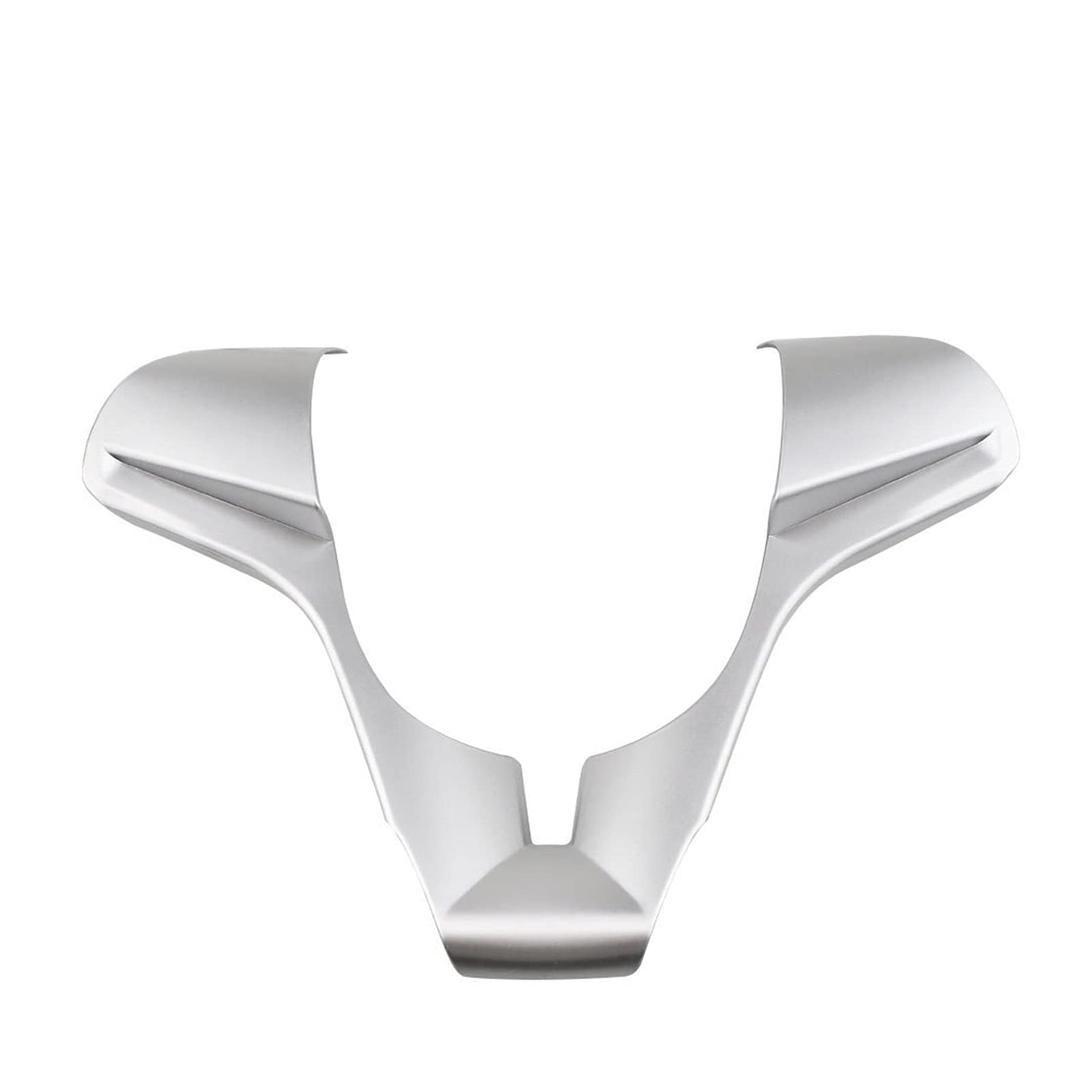 DEMULAX Innenausstattung for Auto-Lenkrad-Dekoration, for Chevrolet, for Cruze Limousine Schrägheck 2009–2014, Zubehör Aufkleber für die Innenausstattung des Autolenkers(Matt Silver) von DEMULAX