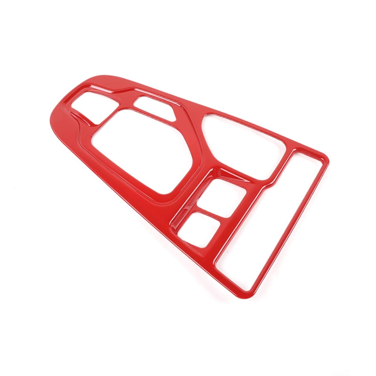 DEMULAX Innenleisten, for Jeep, Cherokee 2019+ Auto-Schalthebelverkleidungs-Dekorationsaufkleber, for Jeep, Cherokee Car Styling AC-Lüftungsdekoration(Red) von DEMULAX