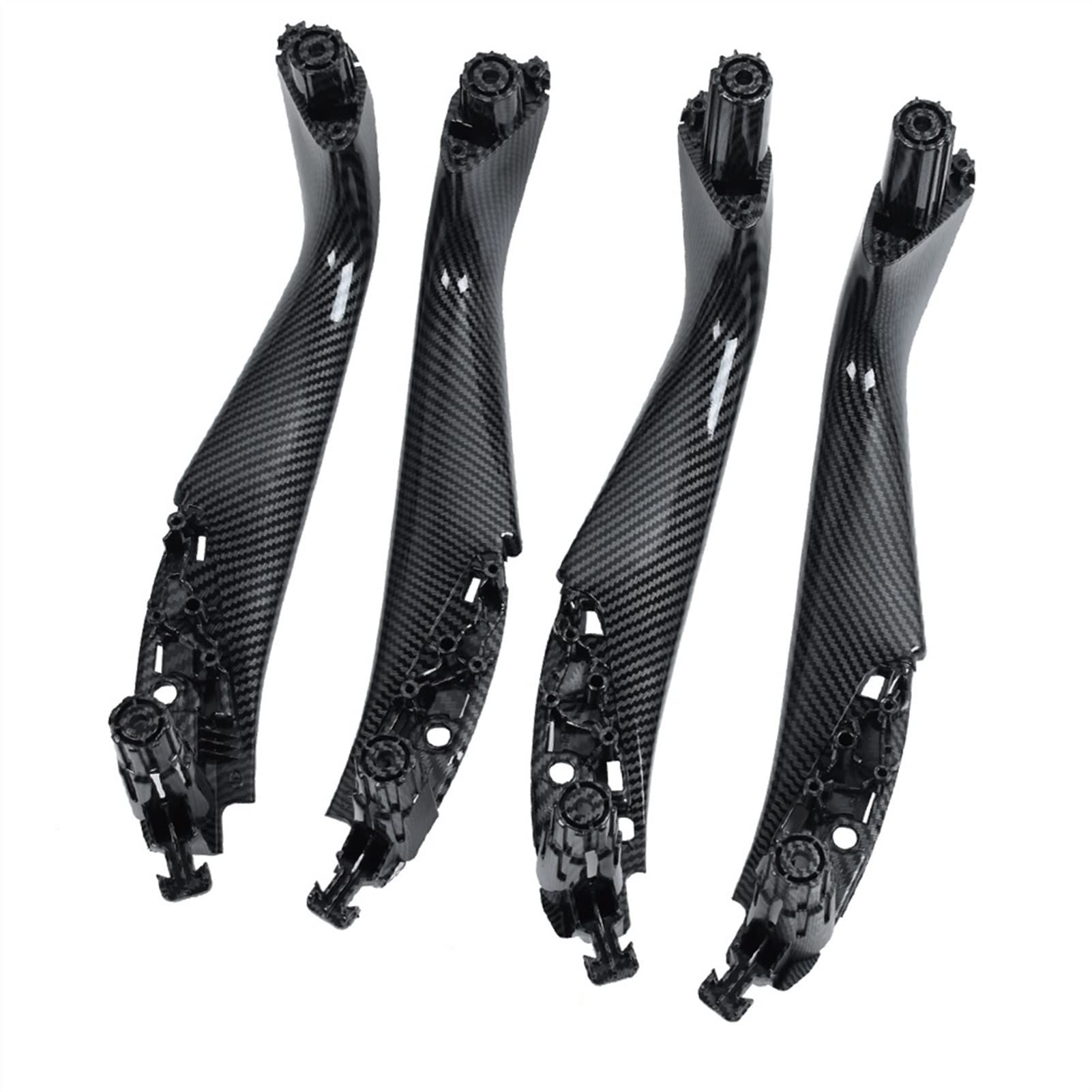 DEMULAX Innenraum Auto Links rechts Türgriff Innenverkleidung Ersatz, for, for 5er G30 G31 G38 F90 Fahrzeug-Innentürgriff(Carbon Fiber Set) von DEMULAX