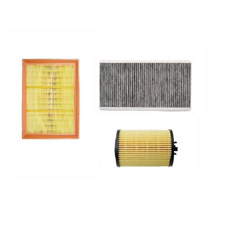 DEMULAX Innenraumfilter Luftfilter Ölfilter, for Mercedes-Benz, A-Klasse W169 2004-2012 A150-A200 B-KLASSE W245 B150-B200 Modell Innenraumluftfilter für Kraftfahrzeuge(3 Pcs Filter Set) von DEMULAX