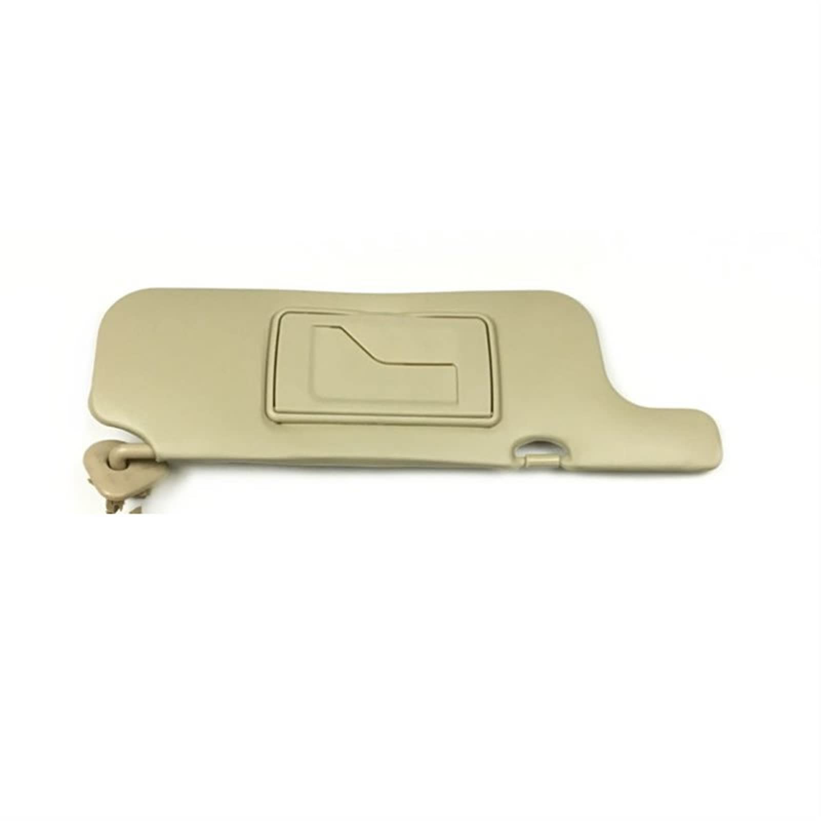 DEMULAX Innere Sonnenblende, Sonnenschutz, vordere Windschutzscheibe, Sonnenblende, blendfreier Sonnenschutz mit Spiegel-Set, for Toyota, for Corolla 2003–2012, Beige Sonnenblende für den Autoinnenrau von DEMULAX