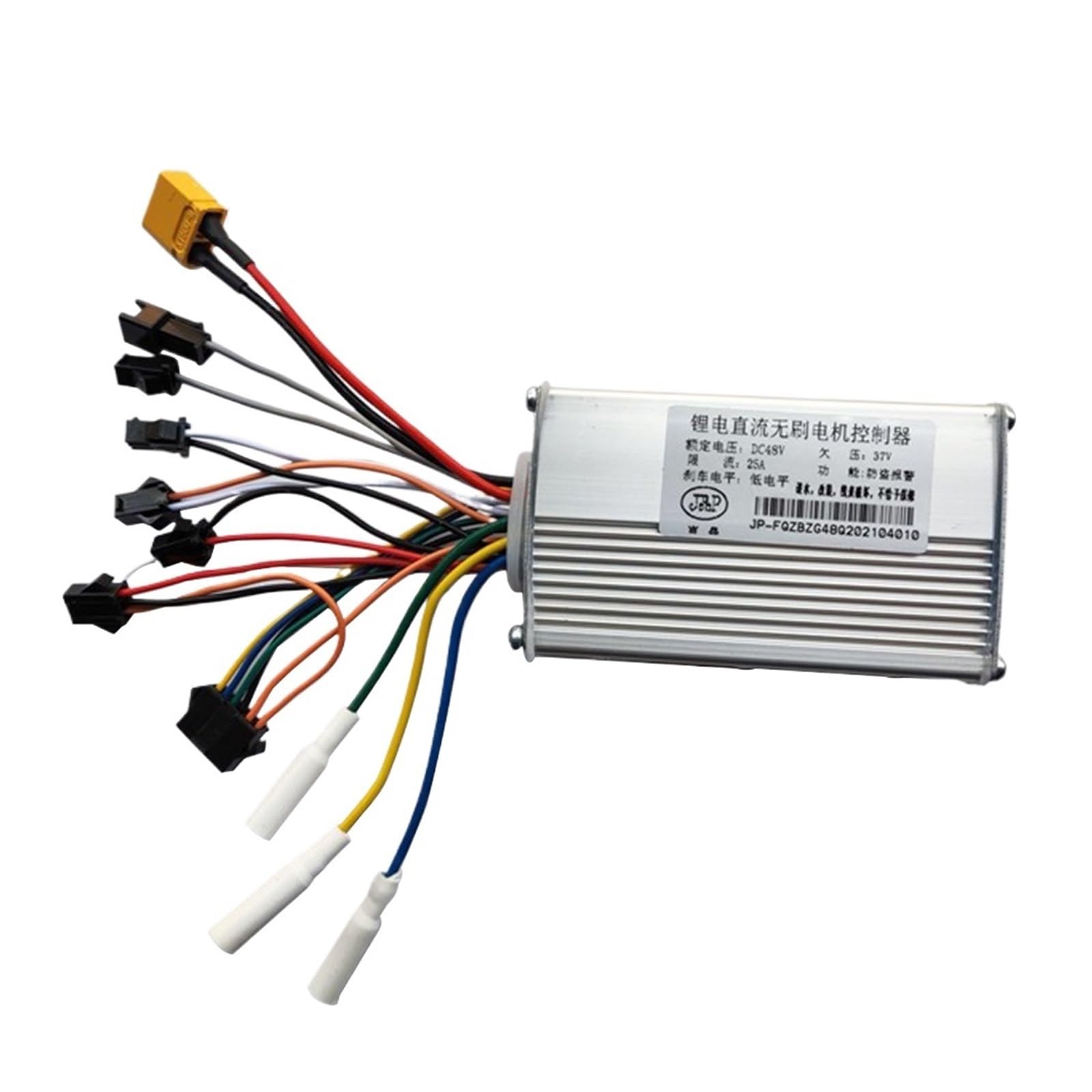 DEMULAX Jipin Controller Hall No Hall Motorzubehör, for 36 V 48 V 52 V 60 V JP LCD-Display Elektroroller Leistungsdrosselschalter Universal Armaturenbrett für Elektroroller(48v 25a No Hall) von DEMULAX