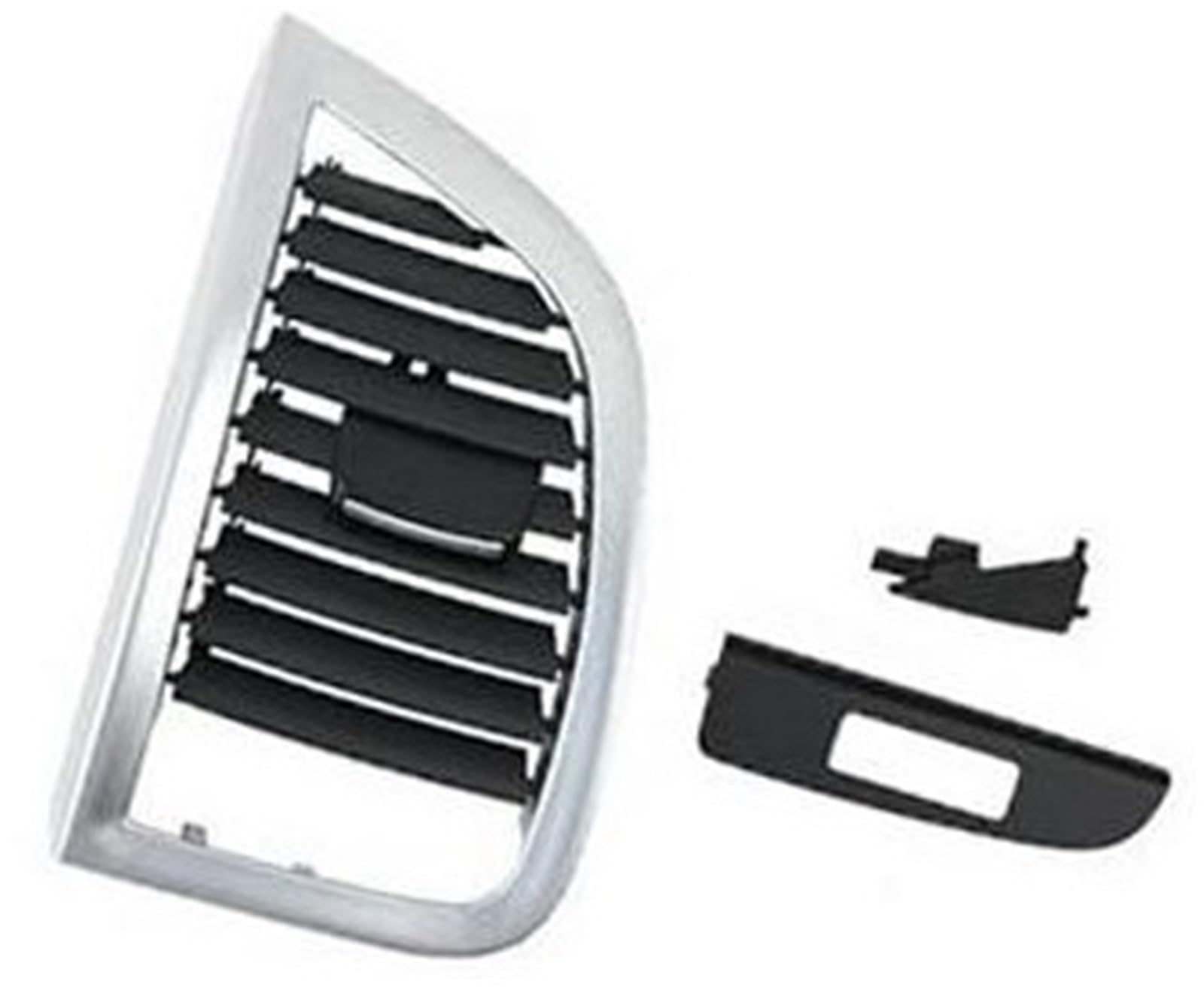 DEMULAX Klimaanlage A/C Vent Outlet Grill Panel Abdeckung, for Q7 2006-2015 4L0820901 4L0820902 LHD RHD Front Dashboard Links Rechts Lüftungsgitter am Armaturenbrett(Black Front Left) von DEMULAX