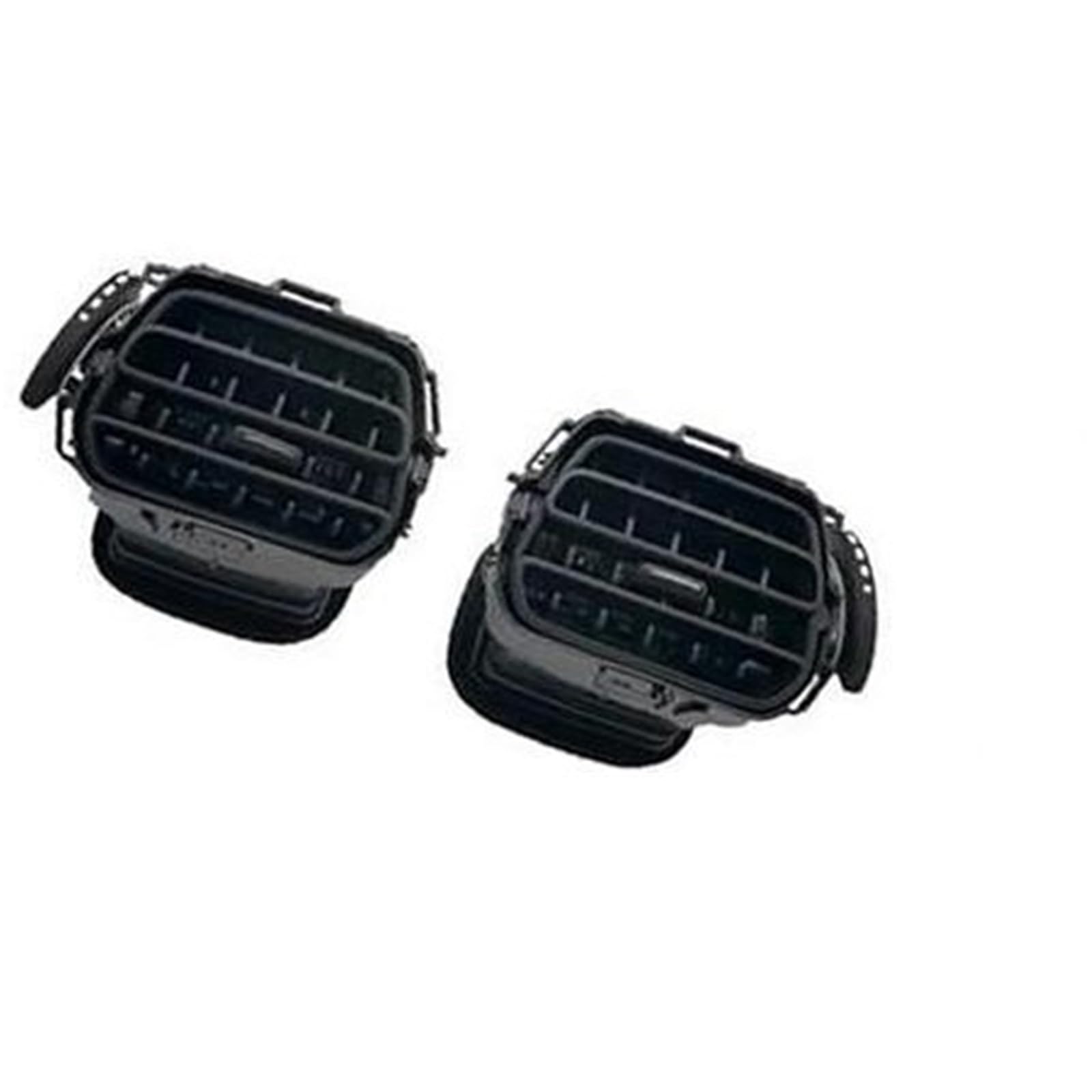 DEMULAX Klimaanlagenauslass, for Peugeot, 301, for Citroen, for C-Elysee C3 2013 2014 2015 2016, Auto-Mittelarmlehnen-Klimaauslass Lüftungsgitter am Armaturenbrett(Black Left and Right) von DEMULAX